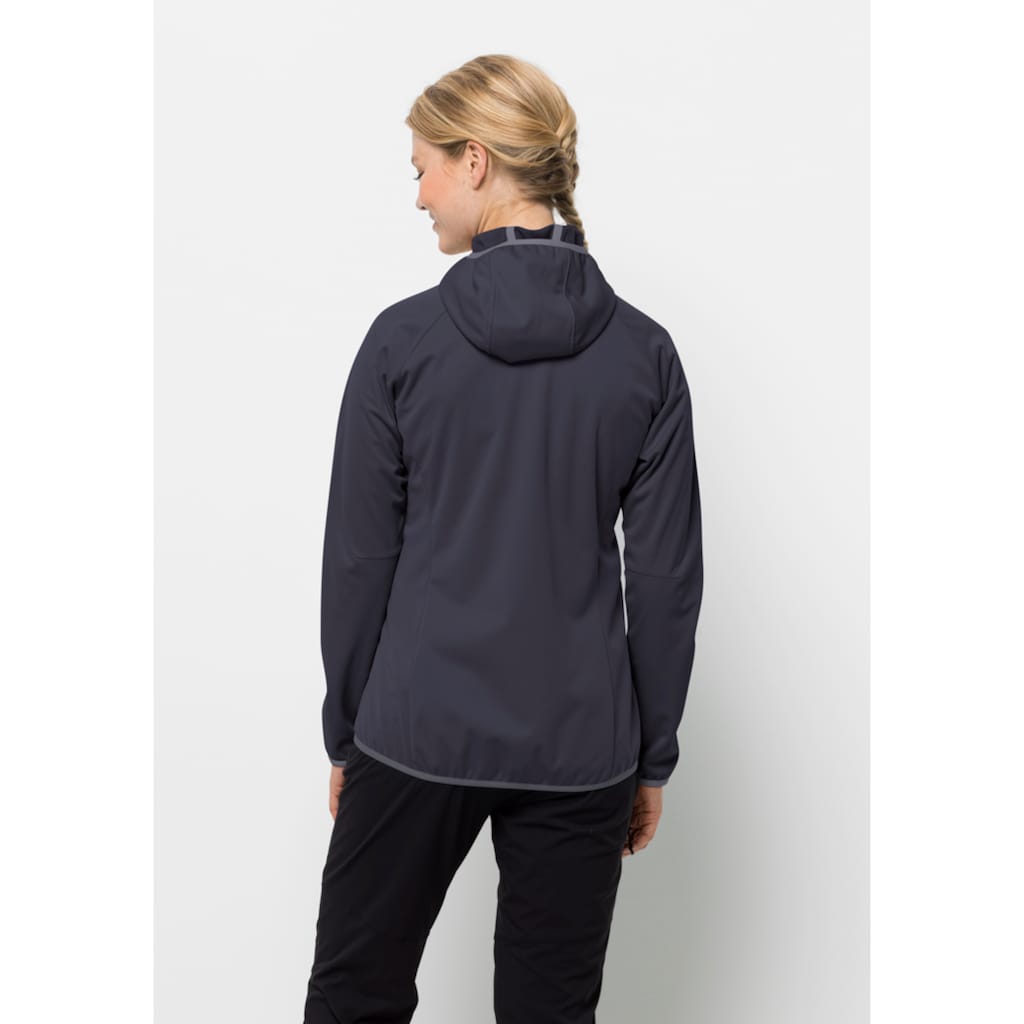 Jack Wolfskin Softshelljacke »GO HIKE SOFTSHELL W«, mit Kapuze