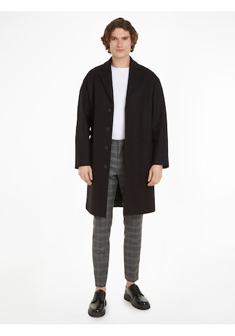 Calvin Klein Wollmantel »MODERN WOOL BLEND COAT« su...