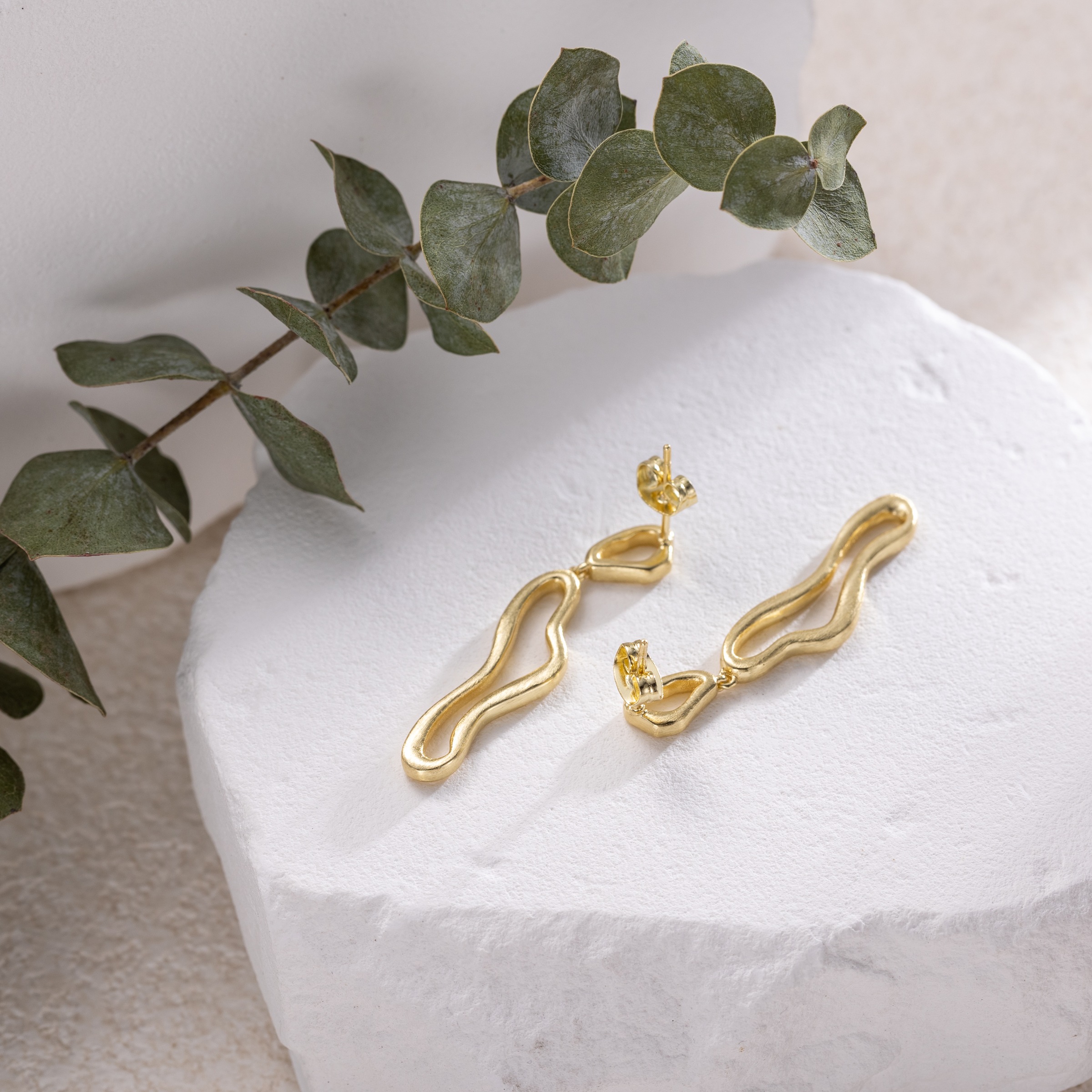 Firetti Classic Ohrstecker Gelbgold 2
