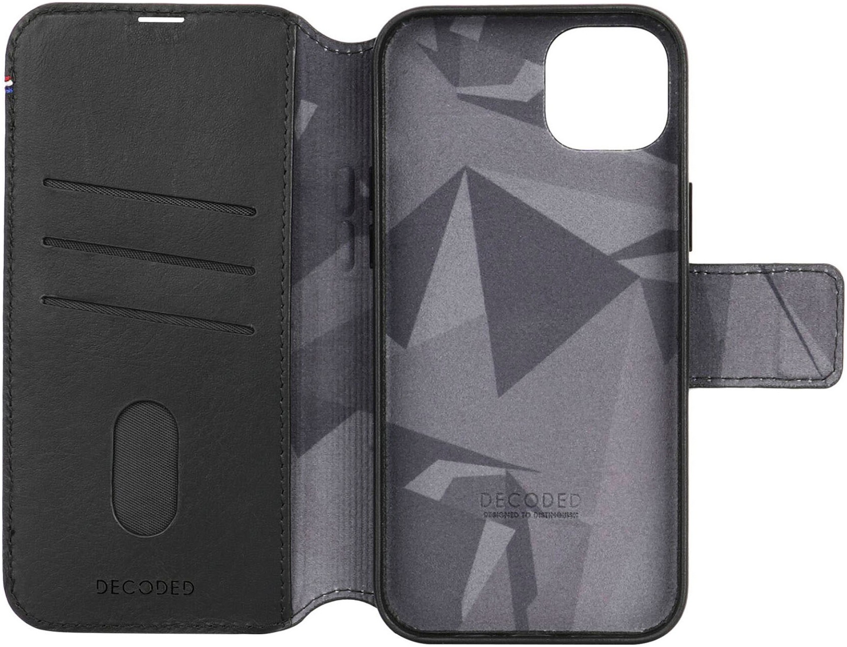 DECODED Smartphone-Hülle »Leather Detachable Wallet für iPhone 15 Plus«, iPhone 15 Plus, 17 cm (6,7 Zoll)