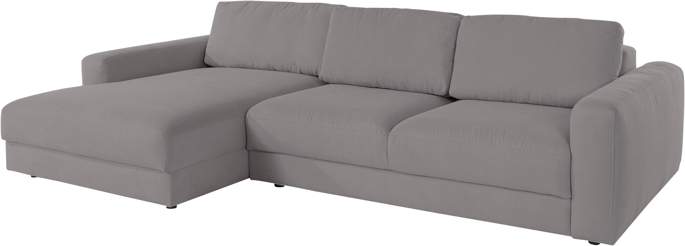 Places of Style Ecksofa »Bloomfield, L-Form«, extra tiefe Sitzfläche, wahlweise mit Sitztiefenverstellung