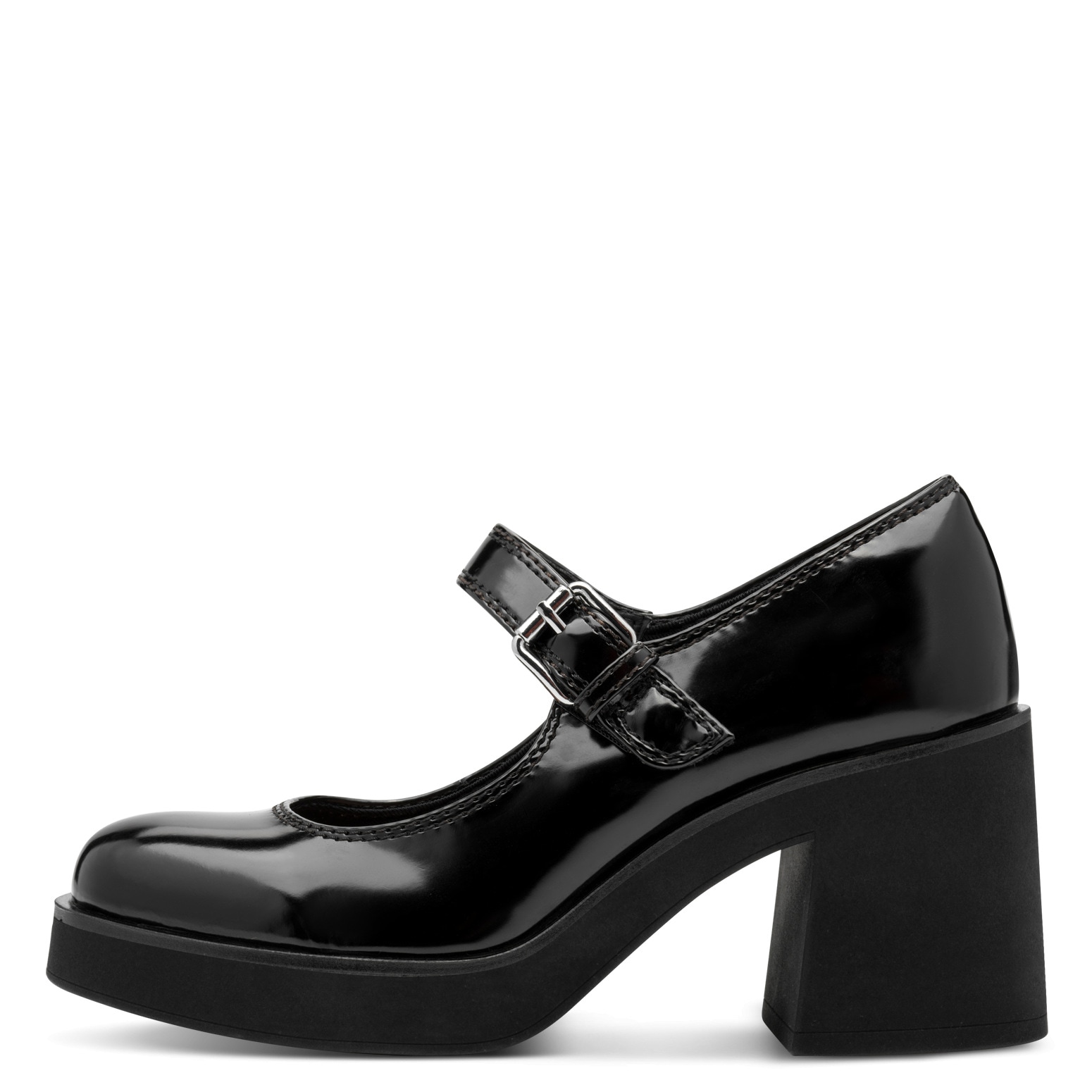 Tamaris Spangenpumps, Blockabsatz, Partyschuh, Pumps in veganer Verarbeitung