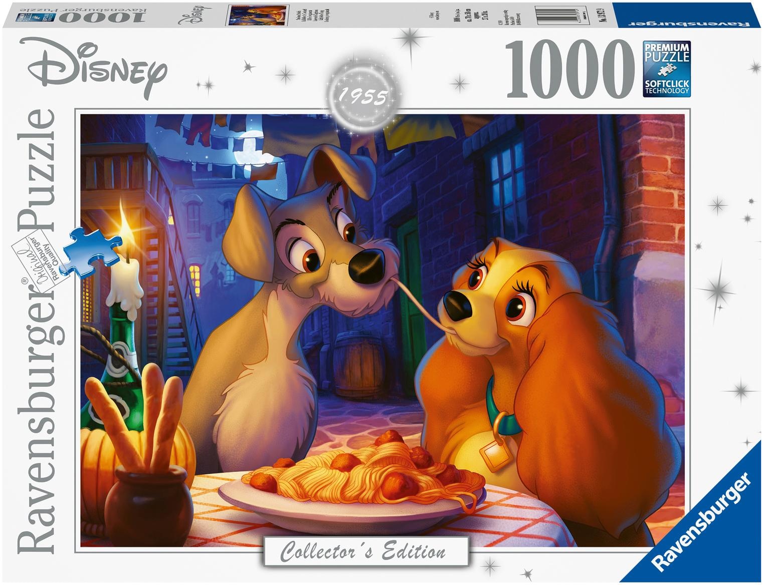 Puzzle »Collector`s Edition, Disney 1955 - Susi und Strolch«, Made in Germany, FSC® -...