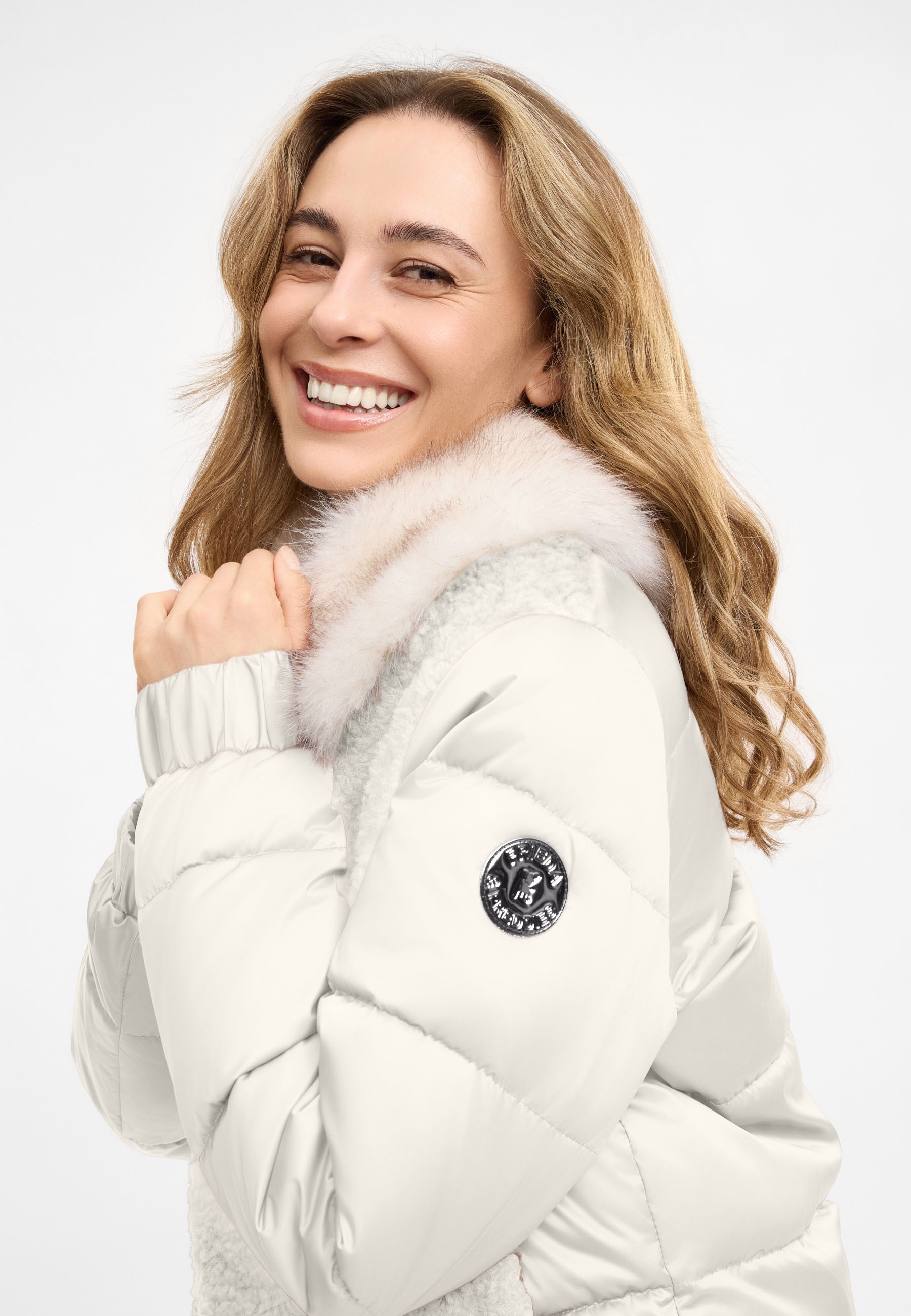 Frieda & Freddies Winterjacke »Frieda & Freddies Materialmix-Jacke«