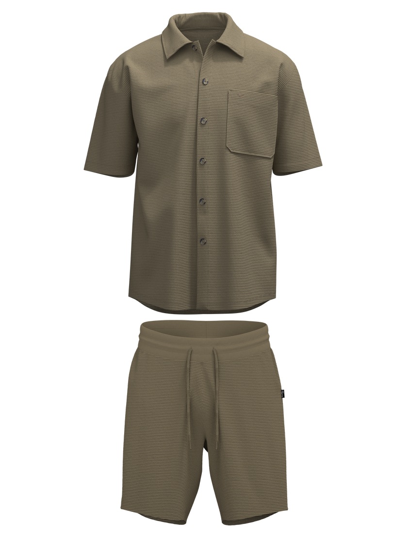 Trigema Freizeitanzug "TRIGEMA Freizeitset in Waffeloptik" 1 günstig online kaufen