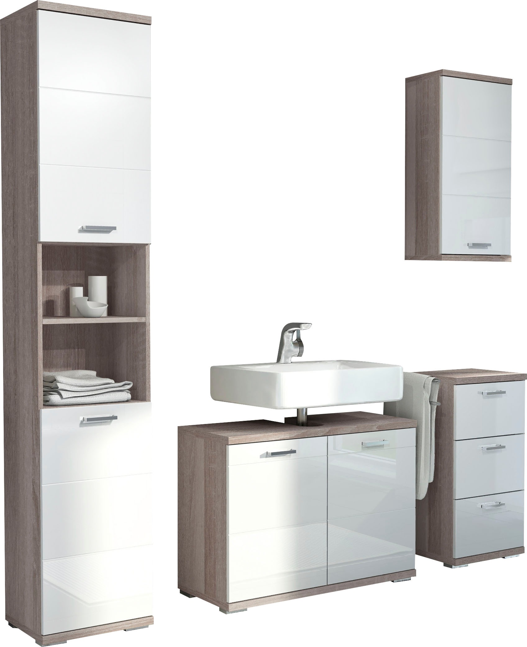 byLIVING Badmöbel-Set Nebraska, (4 St.)