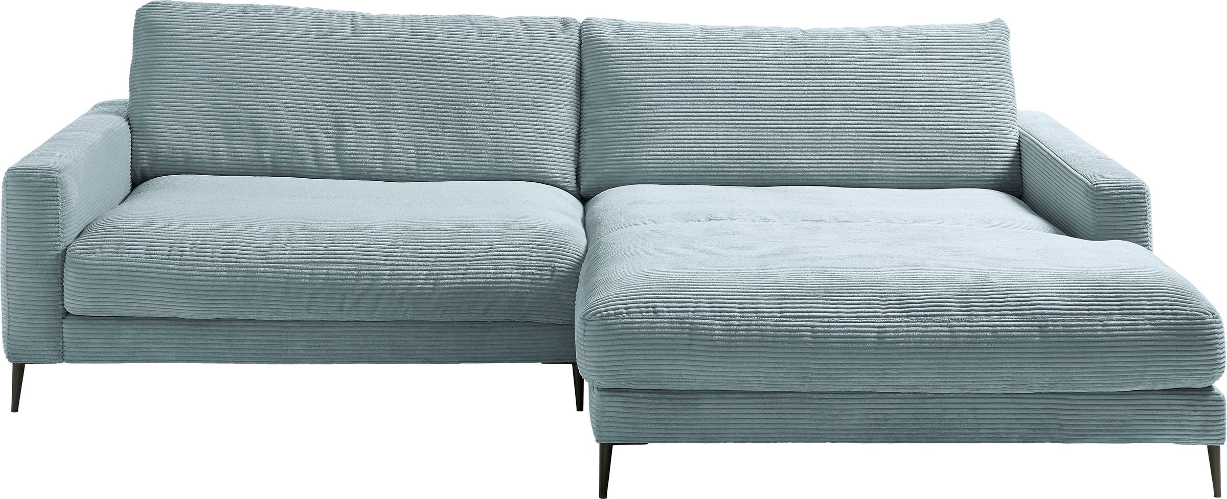 Home affaire Ecksofa "Downtown, B/T/H: 272/190/84 cm L-Form" weicher Sitzko günstig online kaufen