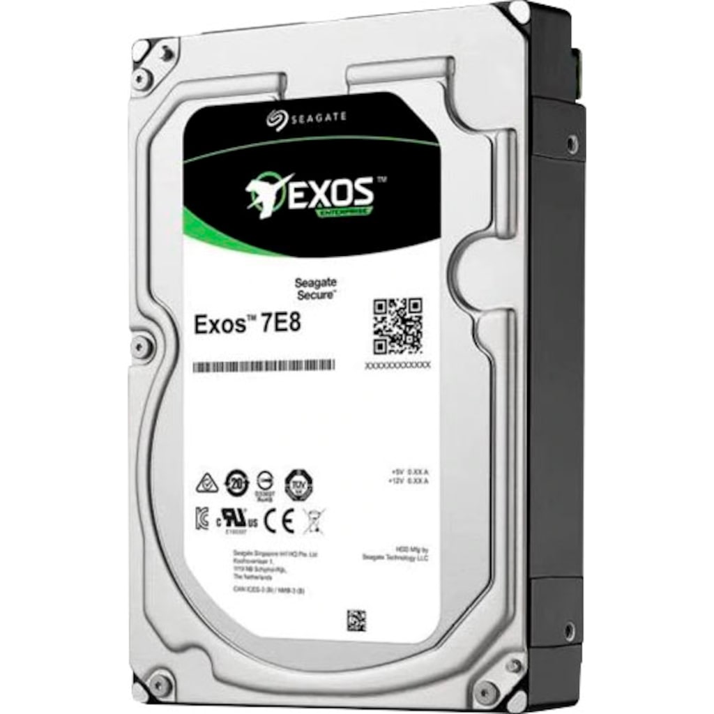 Seagate HDD-Festplatte »Exos 7E8 1TB SATA 512N«, 3,5 Zoll, Anschluss SATA