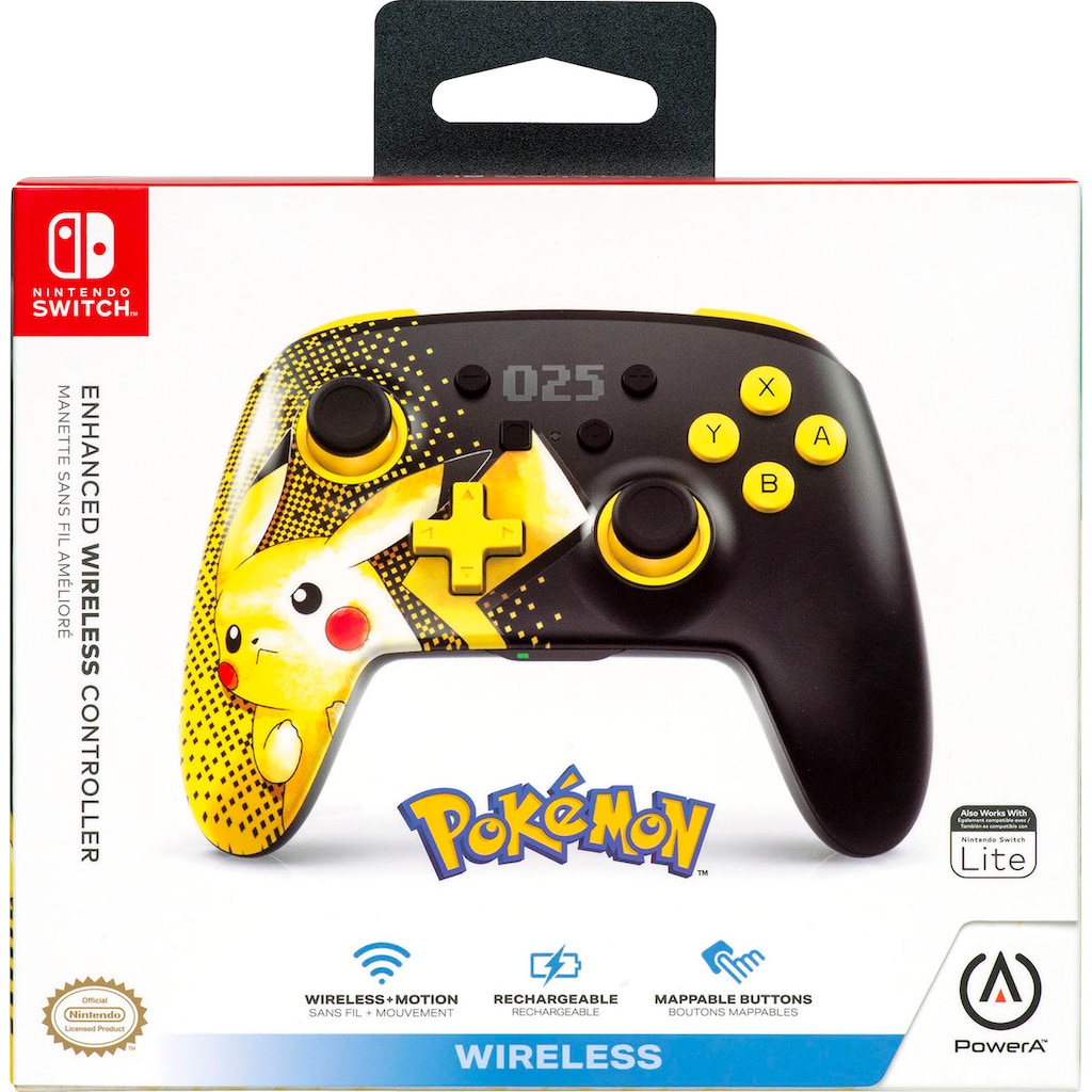 PowerA Wireless-Controller »Nintendo Switch Controller Pokémon Pikachu Wireless«