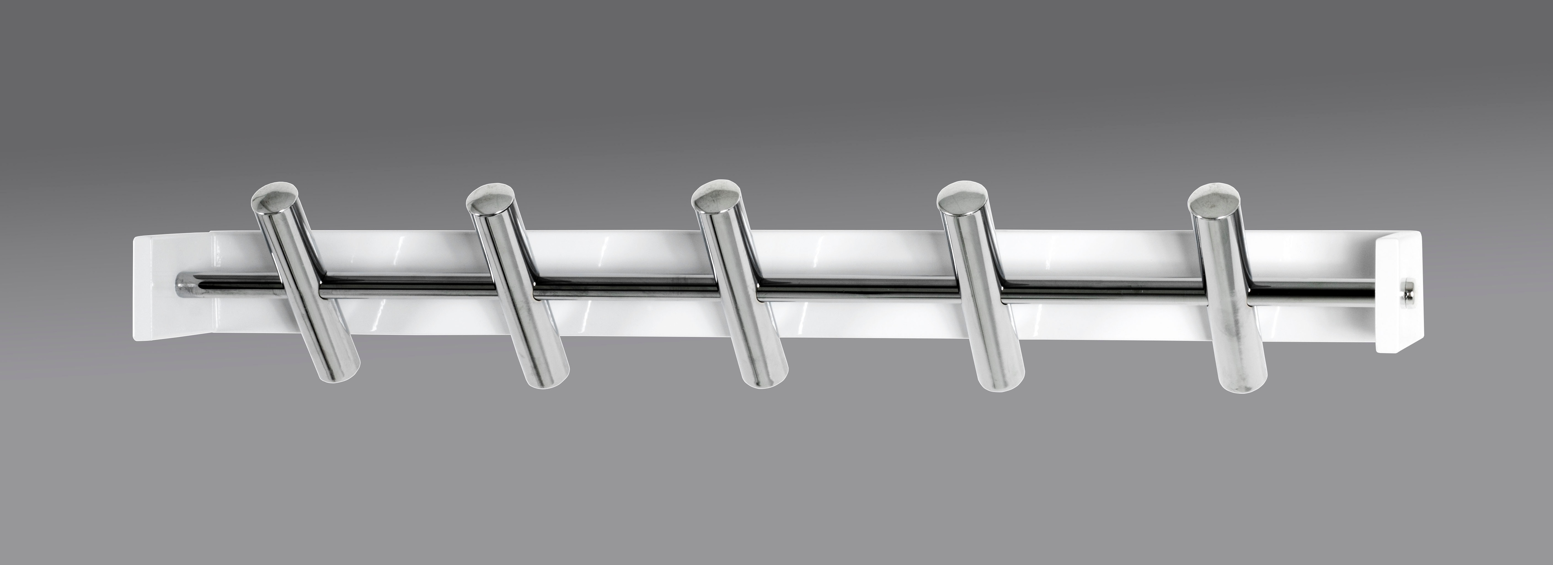 HAKU rechteckig - aus Metall Weiß - B/T/H 60/10/10 cm