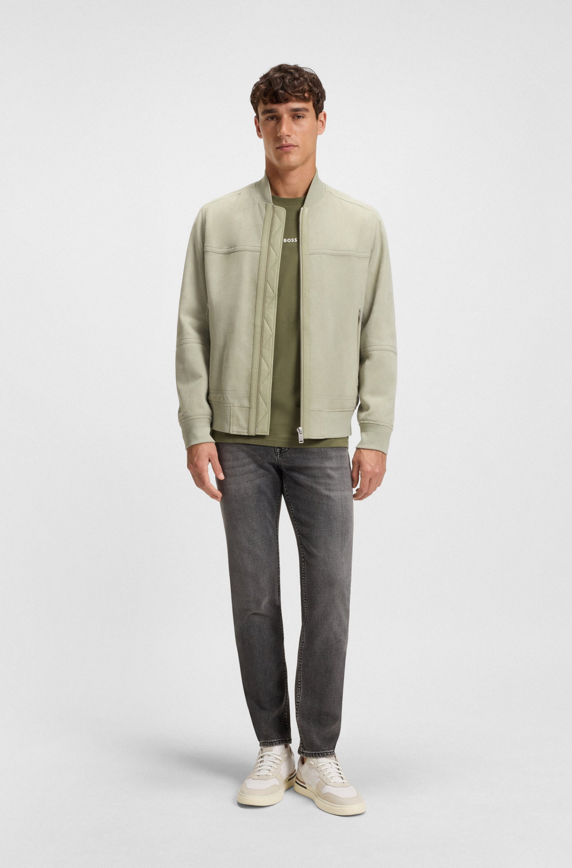 Thumbnail - BOSS ORANGE Langarmshirt "TChark" mit Rundhalsausschnitt