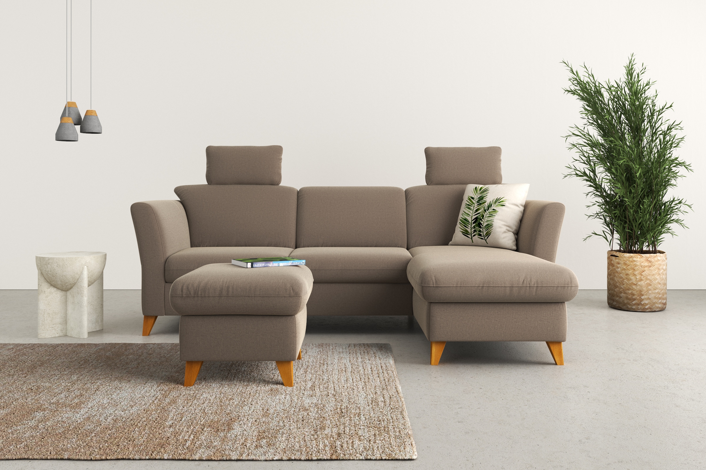 Home affaire Polsterhocker »Trelleborg«, passend zur Serie "Trelleborg", incl. Stauraum