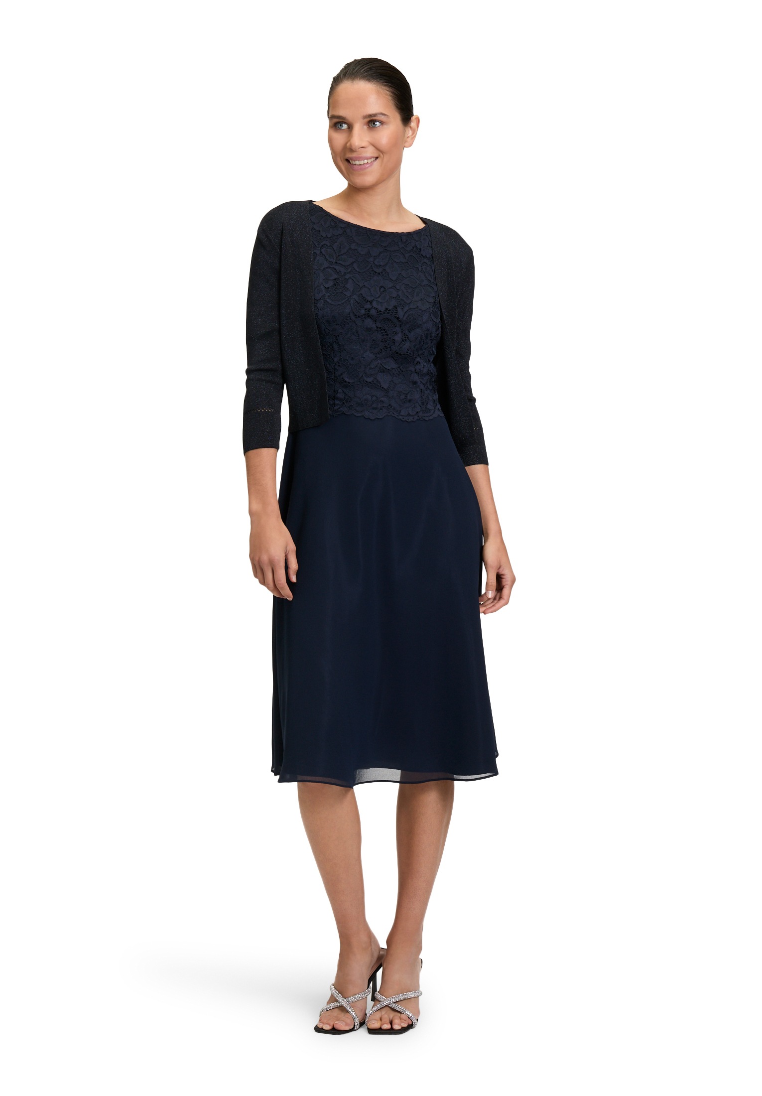 Vera Mont Strickjacke »Vera Mont Strickbolero ohne Verschluss«, Glitzer