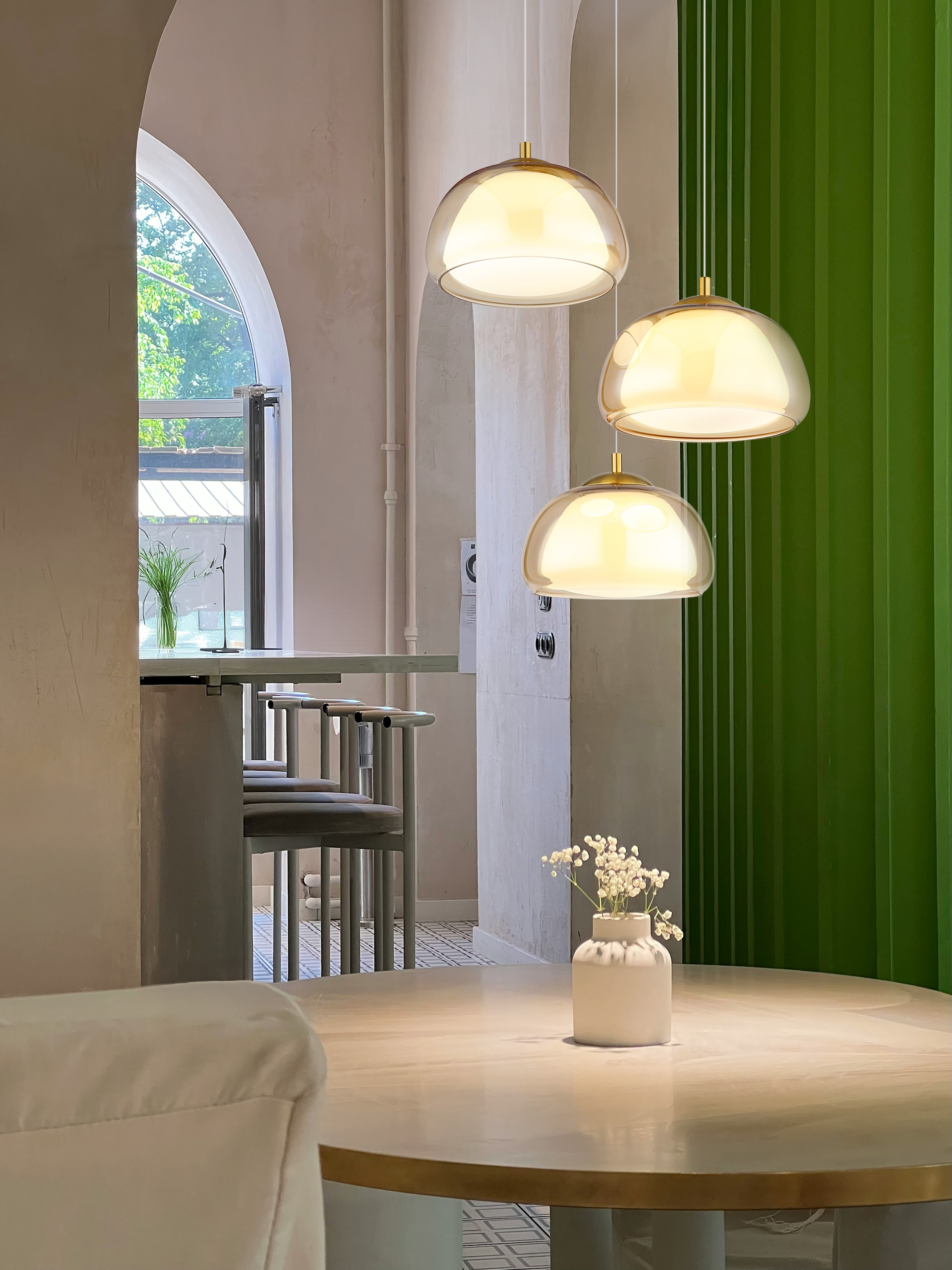 GLOBO LIGHTING Hängeleuchte »AVILA« LED-Modul 1 Stk. Hängeleuchte mit Fernbedienung, dimmbar