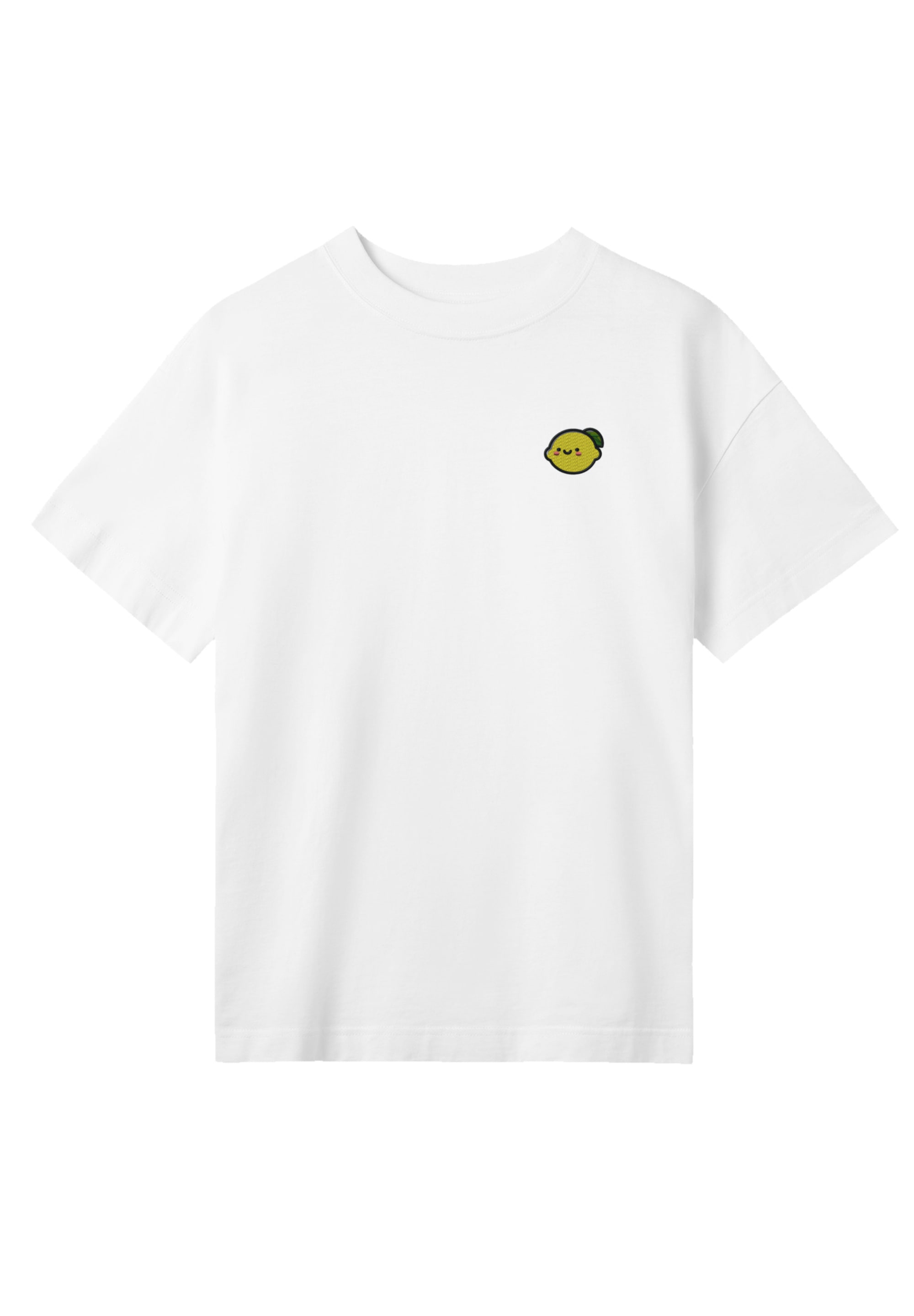 F4NT4STIC T-Shirt »Lemon Cute Face Bestickt«, Premium Qualität