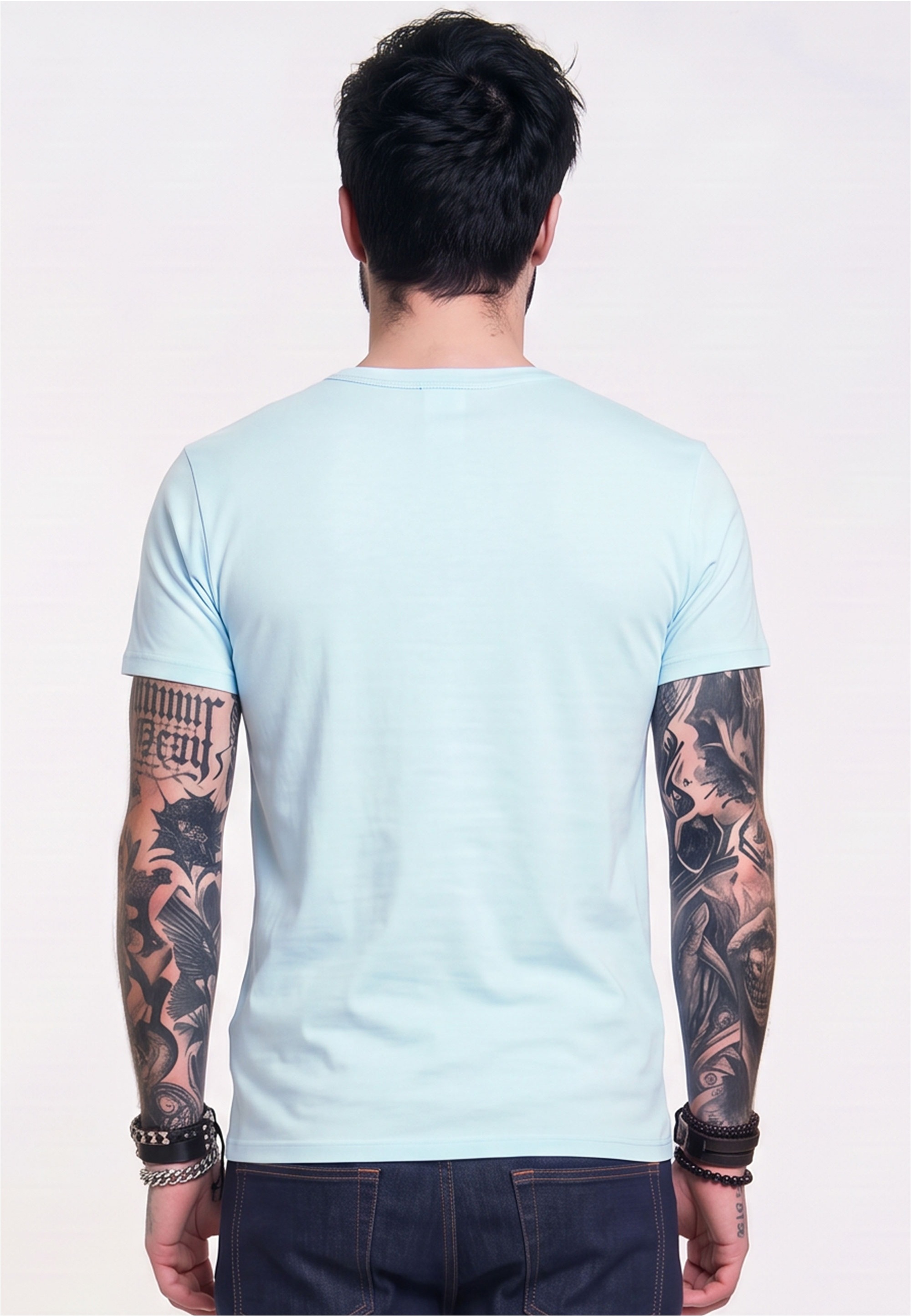LOGOSHIRT T-Shirt »Batman - Joker Bats« mit trendigem Superschurken-Print