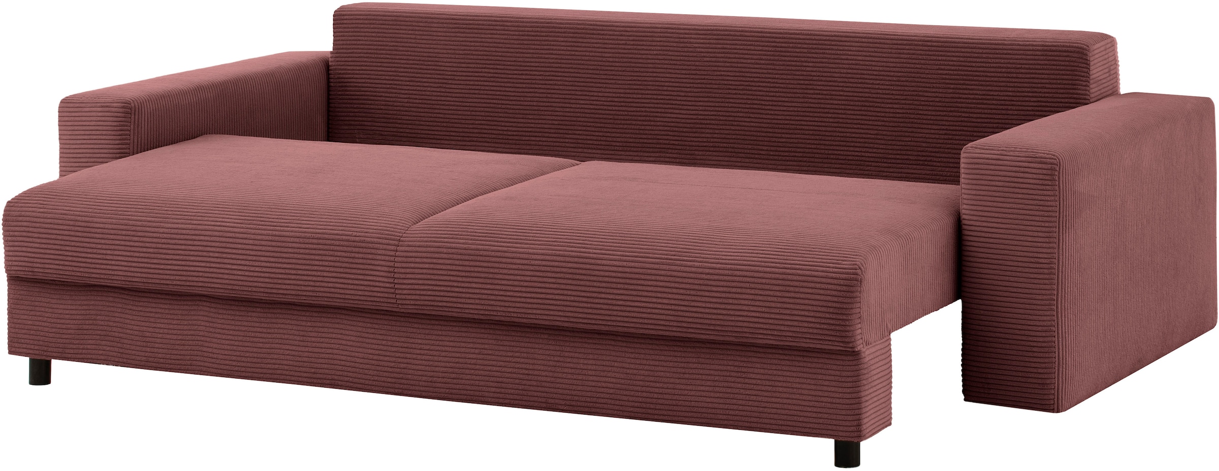 LeGer Home by Lena Gercke Schlafsofa »Imoga, Polster mit Schlaffunktion, 3-Sitzer Sofa, Couch mit Bettkasten«, in modernen Farben und Stoffen, Bettfunktion, Liegefläche: 200x150 cm