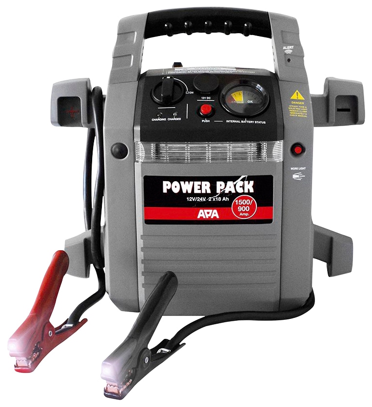 APA Powerstation, 12 V, grau, Akkumulatoren, für Starthilfe