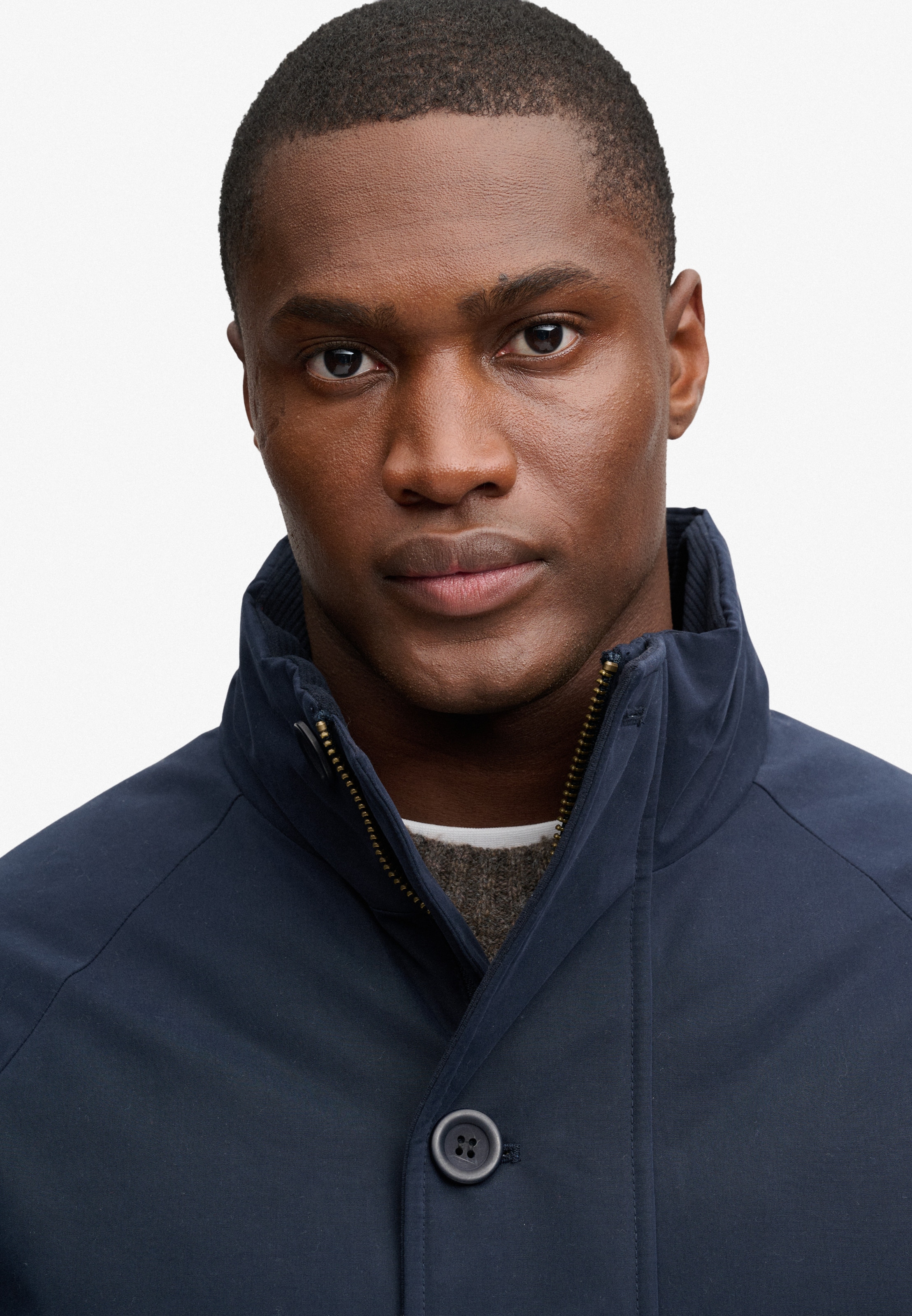 Superdry Parka »PREMIUM PADDED CAR COAT« Materialmix, regular fit