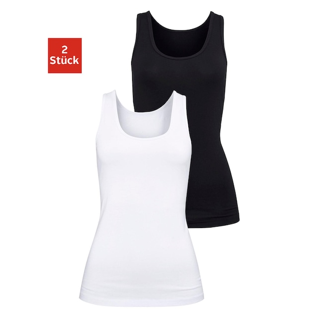 H.I.S Unterhemd, (2er-Pack), aus elastischer Baumwoll-Qualität, Tanktop,  Unterziehshirt kaufen | BAUR
