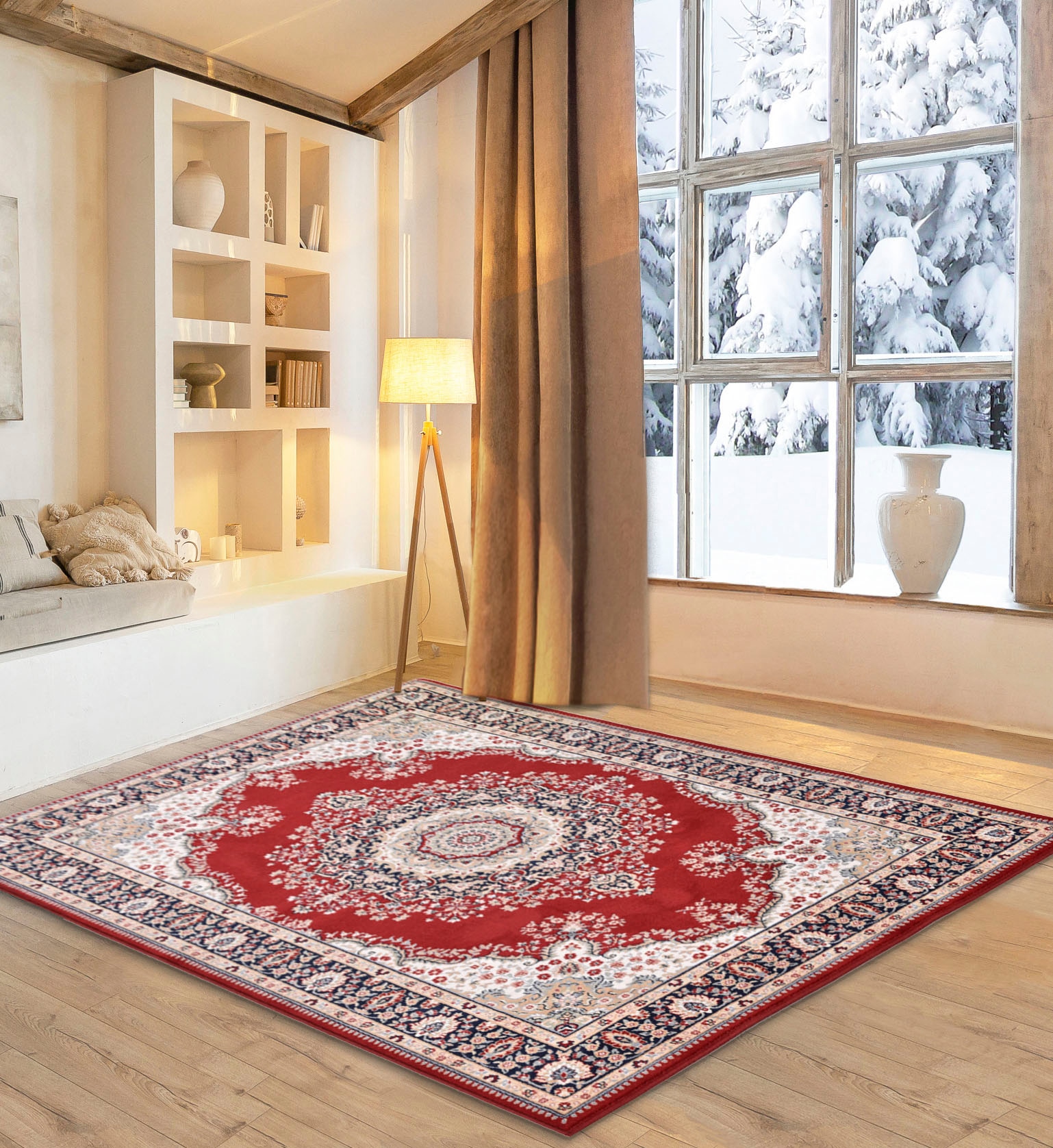 OTTO home Wollteppich "Oriental D3" rechteckig 10 mm Höhe reine Wolle, Orie günstig online kaufen