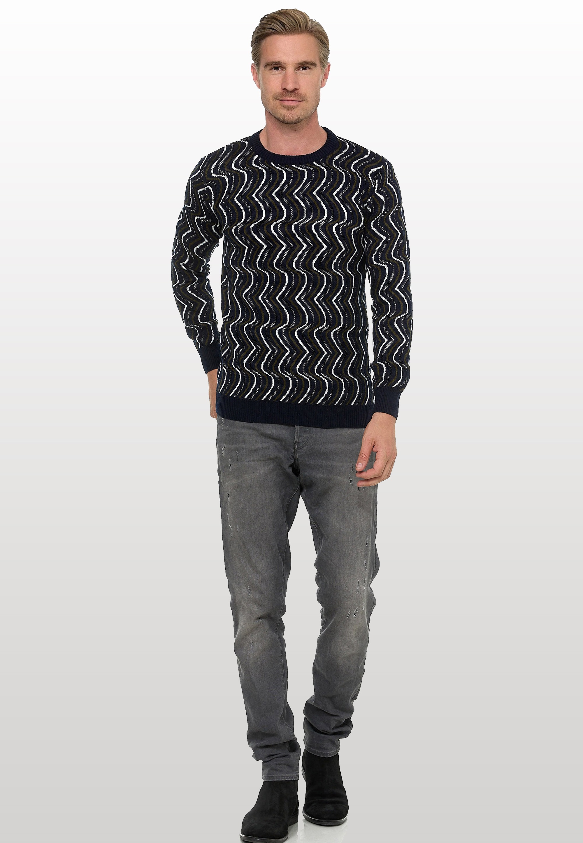 Rusty Neal Strickpullover, in tollem Design