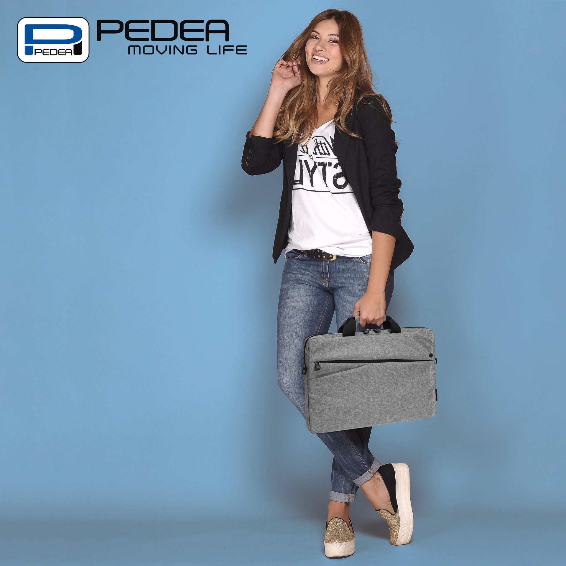 PEDEA Laptoptasche »Notebooktasche Fashion bis 39,6 cm (bis 15,6)«, dicke Polsterung und ein fleeceartiges, weiches Innenfutter