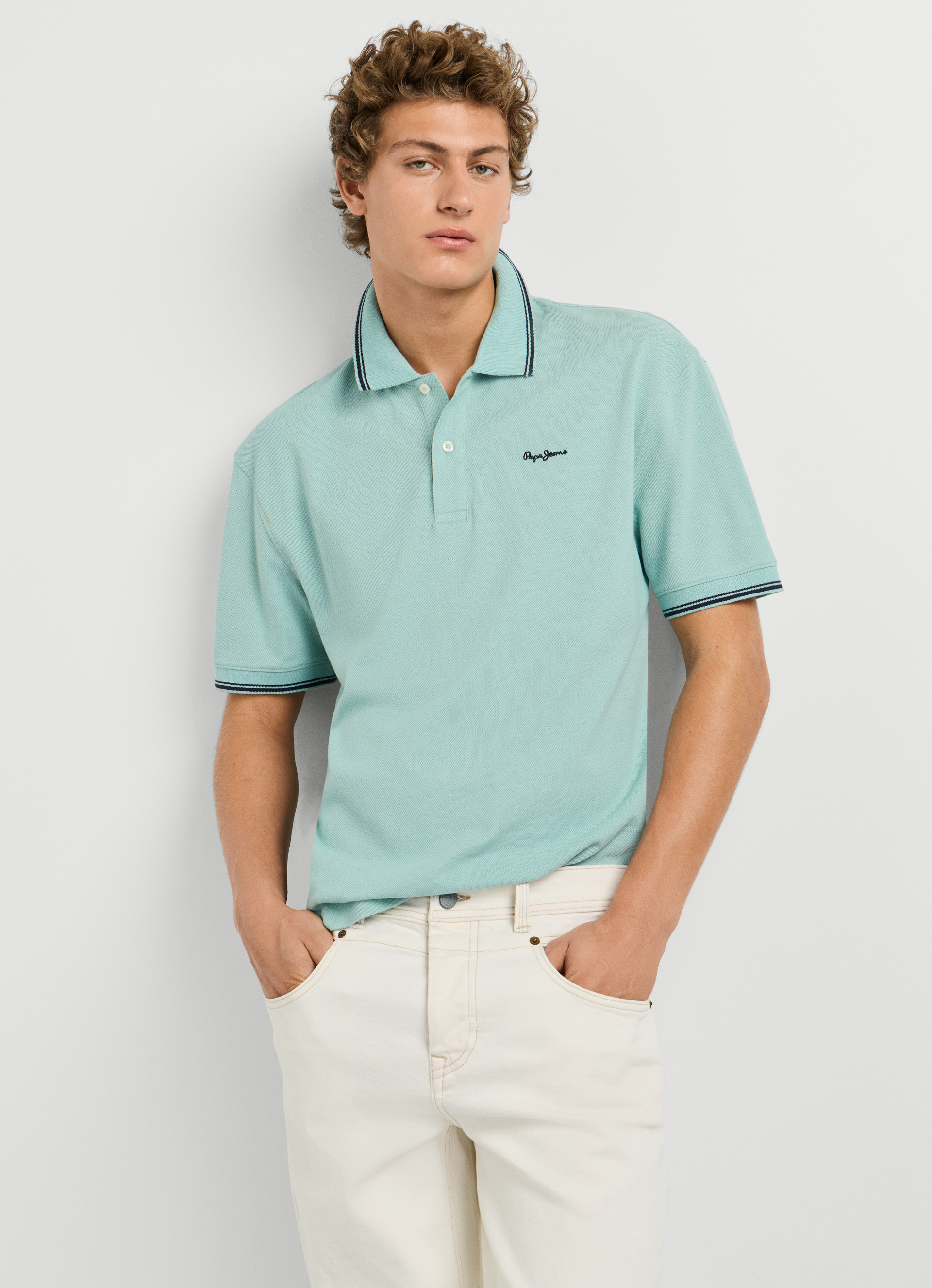Pepe Jeans Poloshirt "MATTHEW" aus Baumwoll-Piqué