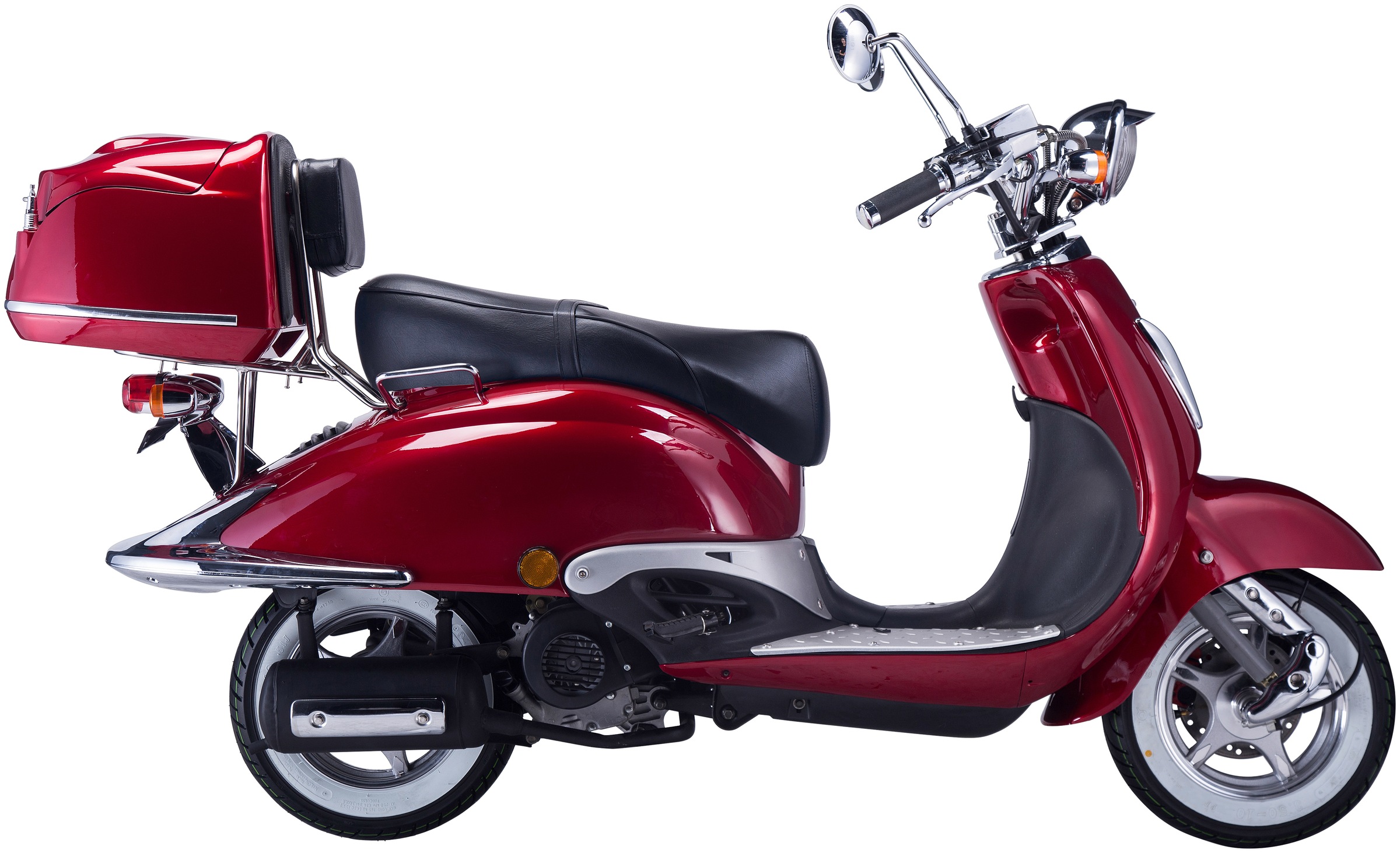 GT UNION Motorroller »Strada 25« 49,5 cm³ 25 km/h Euro 5 2,7 Set, mit Topcase,  Luftgekühlter Motor