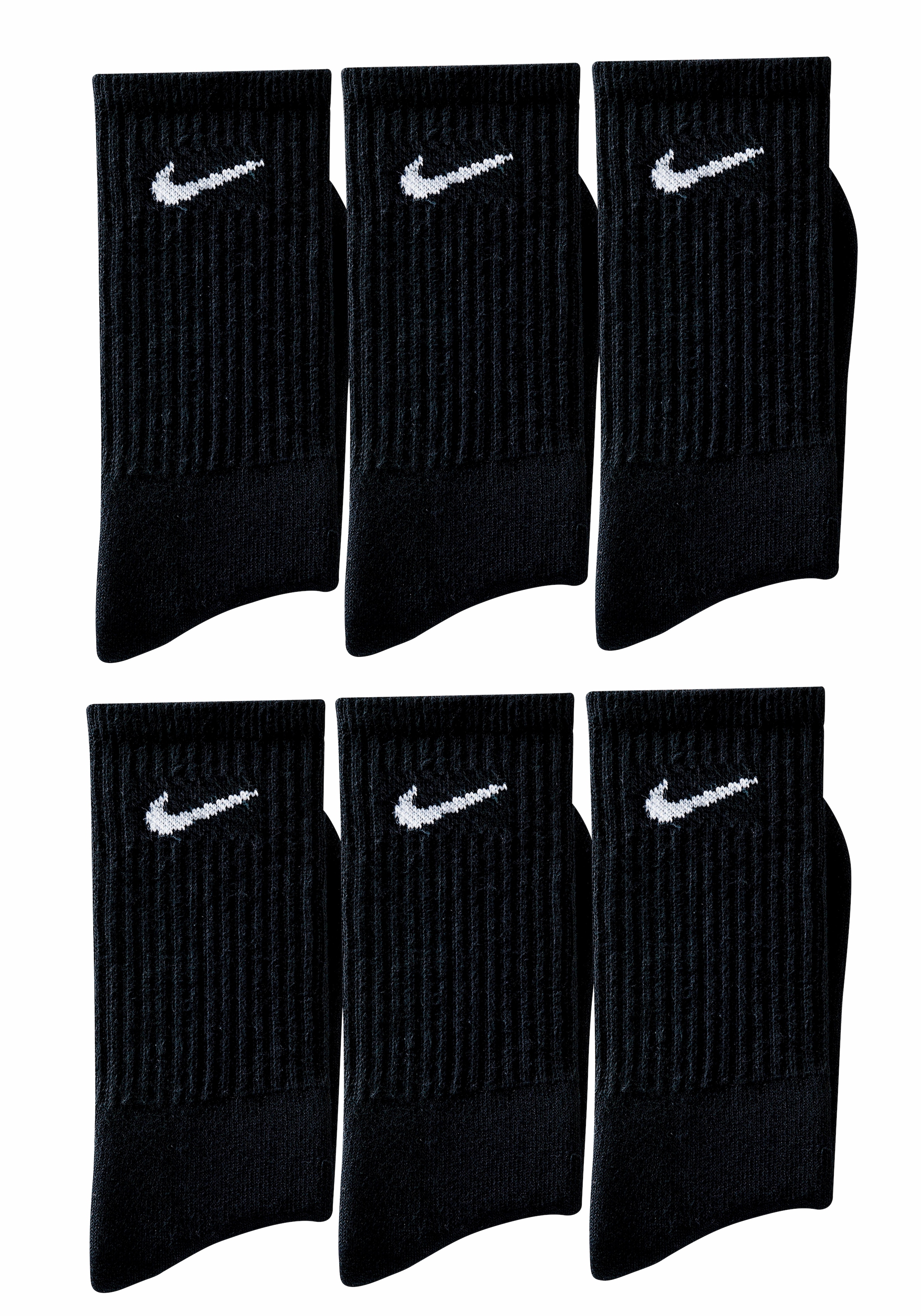 Nike Sportsocken, (6 Paar), mit Fußfrottee