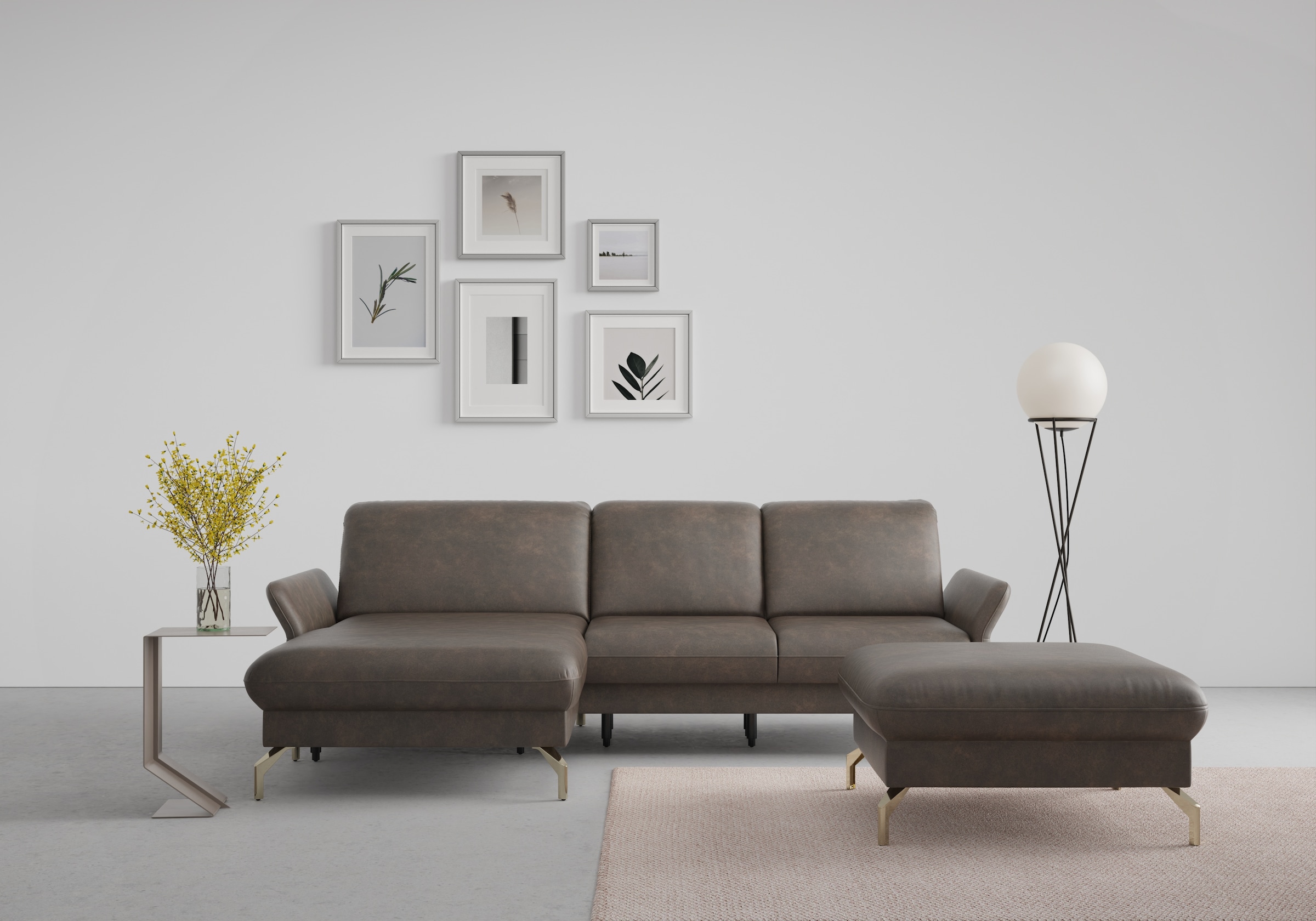 sit&more Ecksofa "Fashion L-Form" wahlweise mit Kopfteilverstellung, Vorzie günstig online kaufen