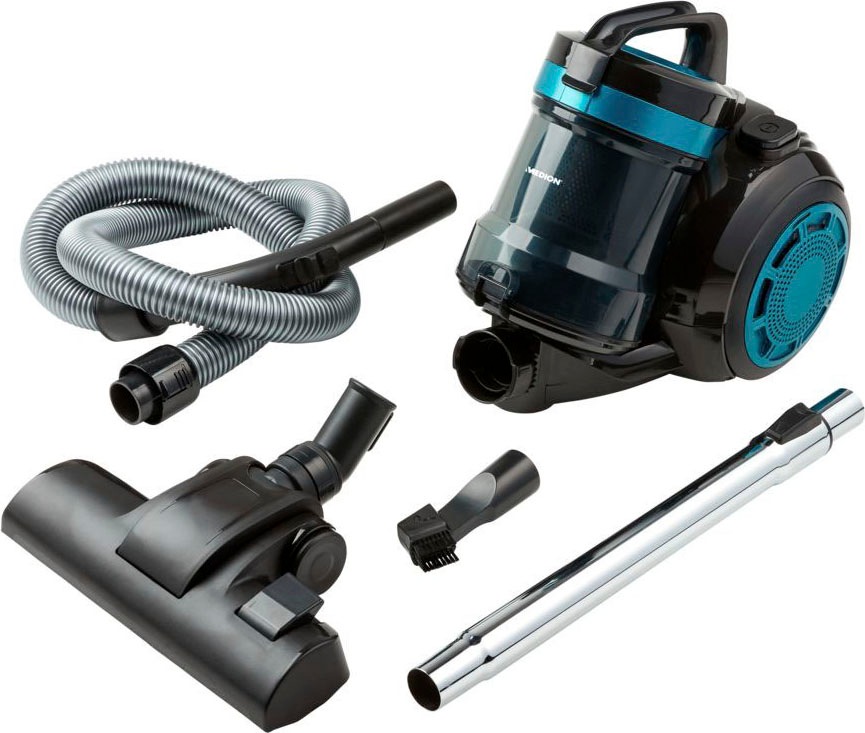 Medion® Bodenstaubsauger »MD 19407«, 800 W, beutellos, waschbarer EPA-Filter, verschiedene Aufsätze