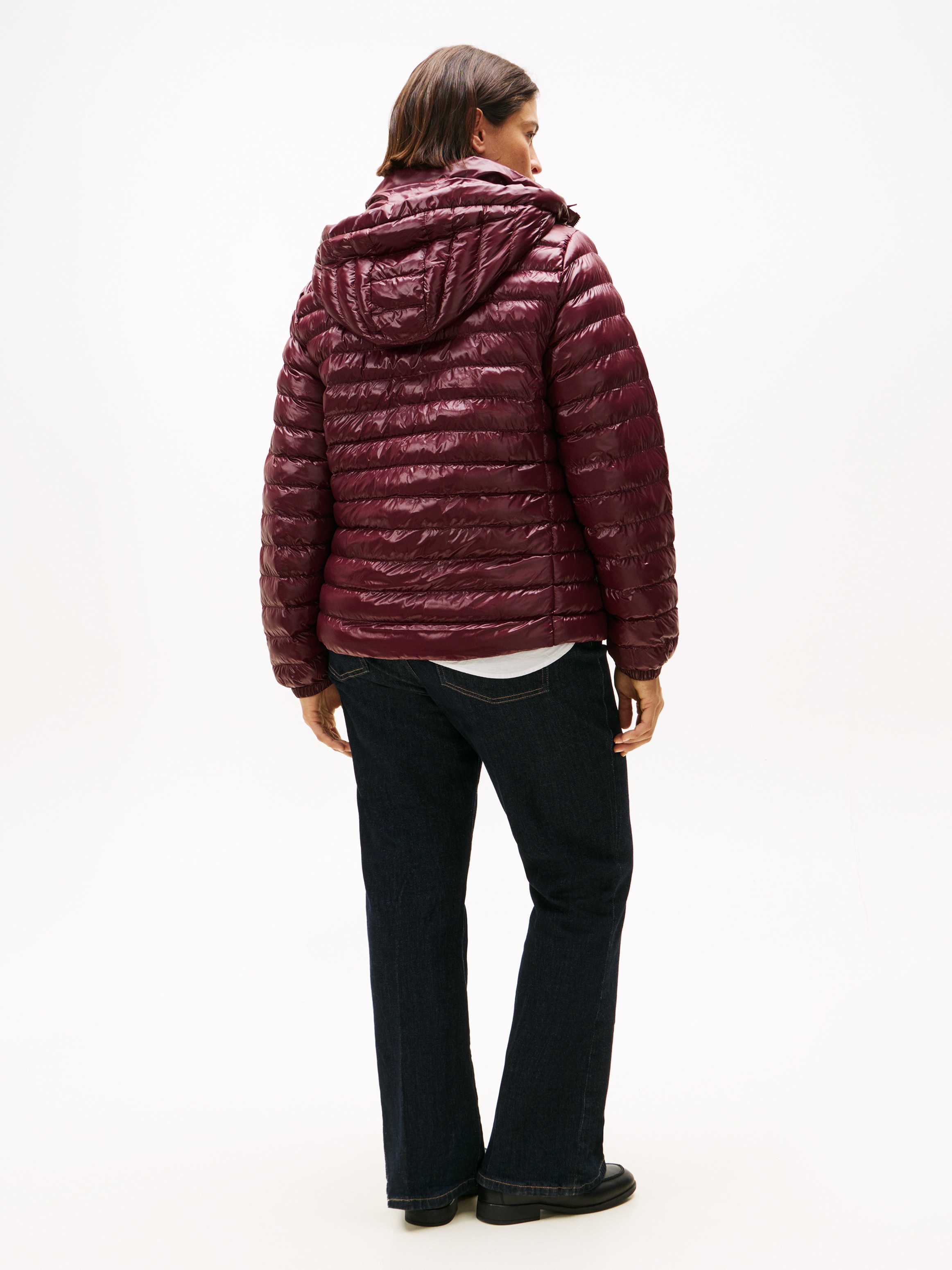 Tommy Hilfiger Curve Steppjacke »CRV LW PADDED SLIM JACKET«, mit Kapuze, in großen Größen