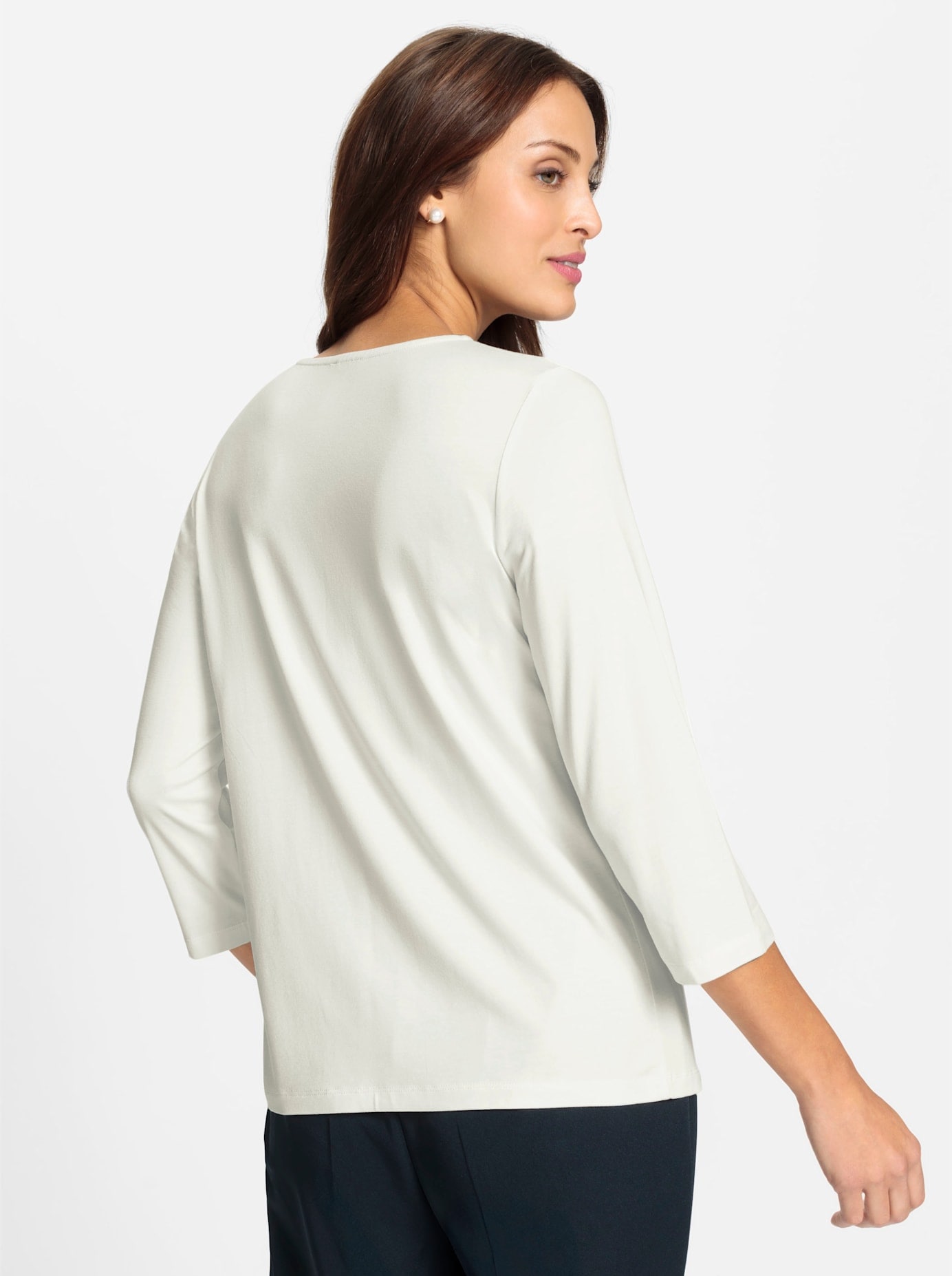 Lady 3/4-Arm-Shirt »Spitzen-Shirt«, (1 tlg.)