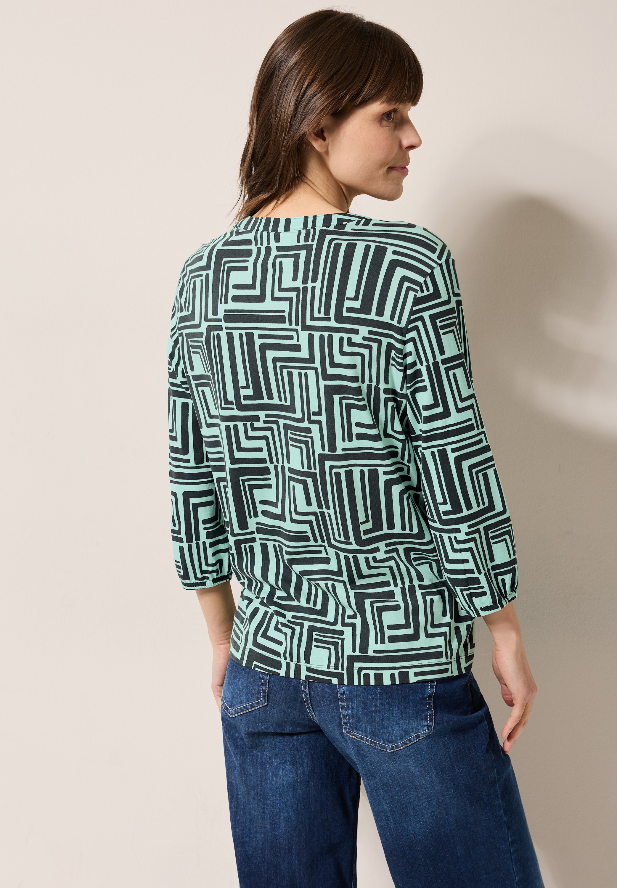 Cecil Blusenshirt, mit All-Over Print