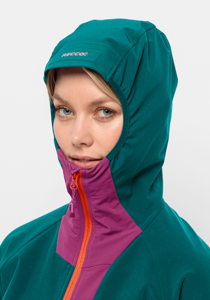 Jack Wolfskin Softshelljacke »ALPSPITZE BAUR kaufen für W«, mit HOODY | Kapuze