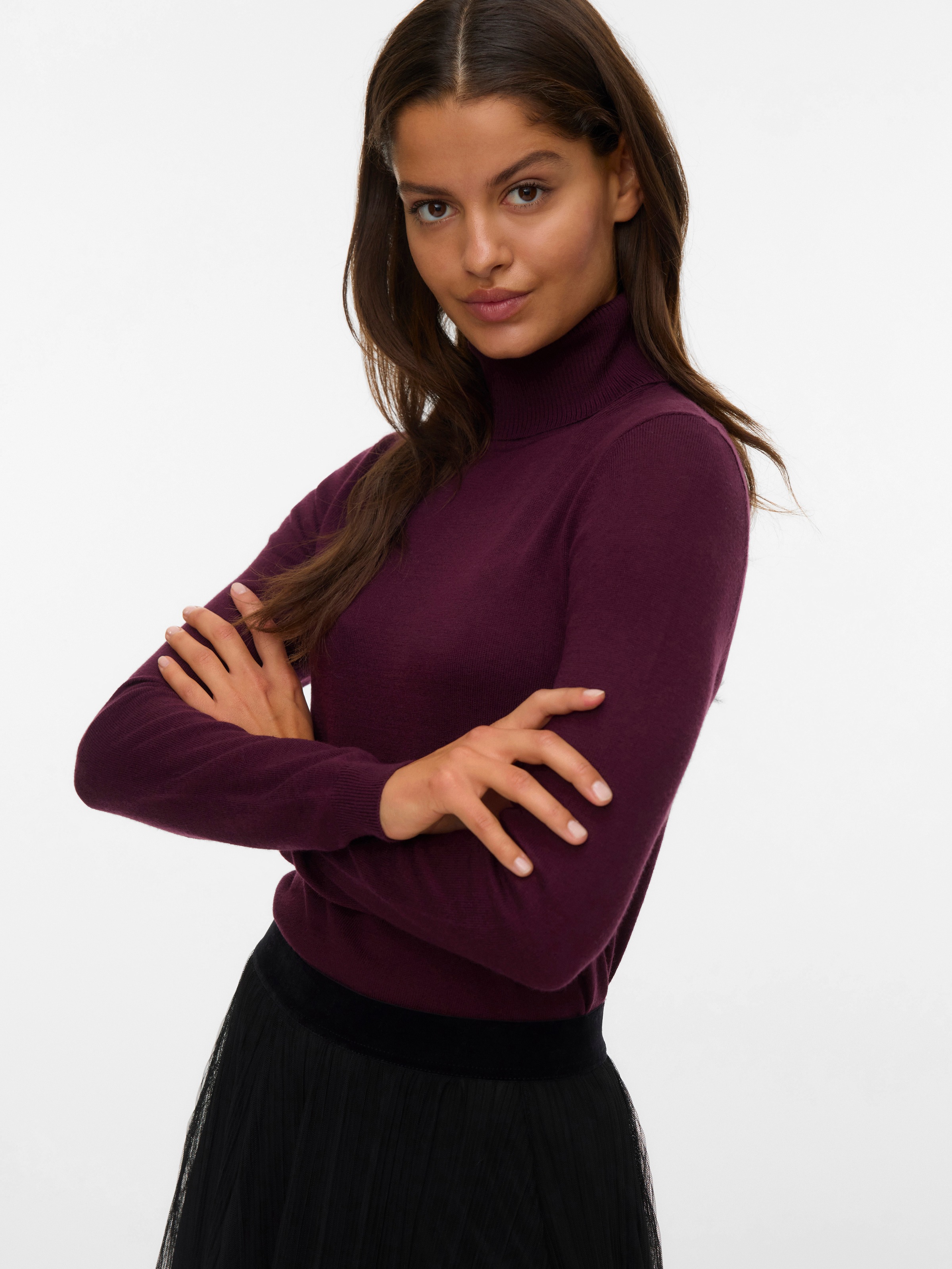 Vero Moda "VMIRIS LS ROLLNECK PULLOVER GA NOOS"