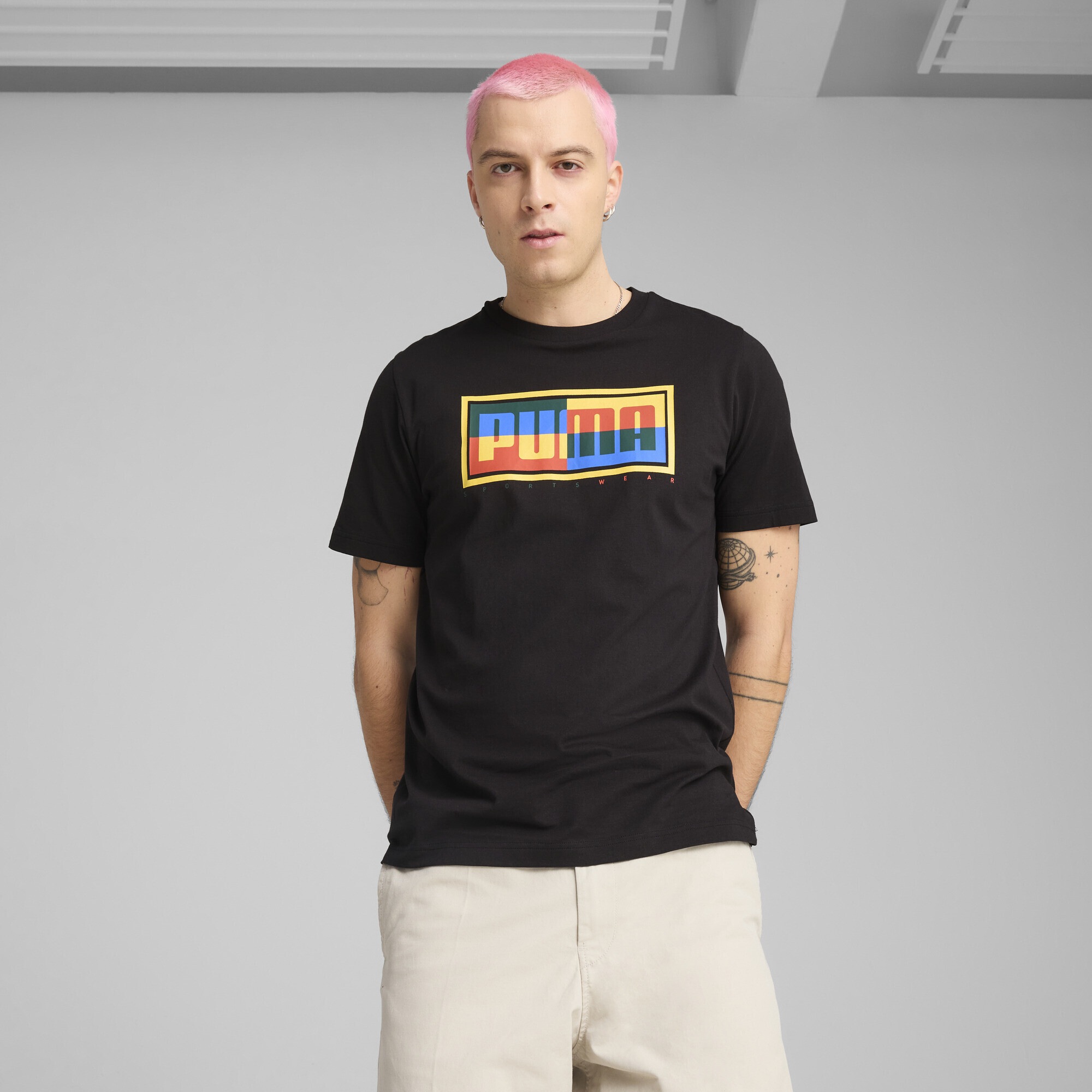 PUMA T-Shirt »Graphics PUMA Box T-Shirt Herren«