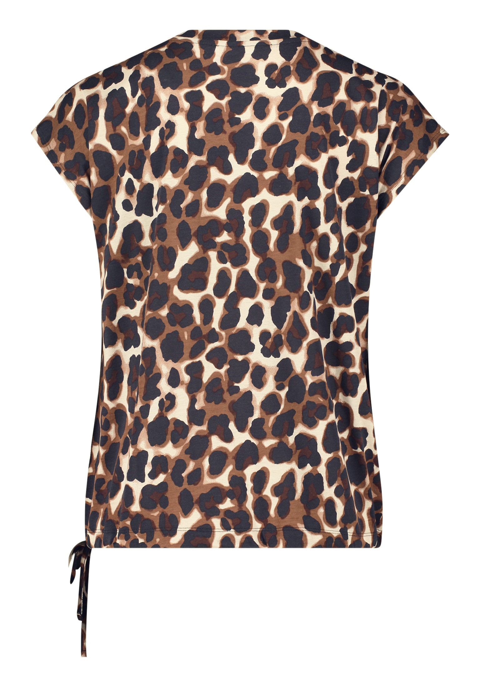Betty&Co Kurzarmshirt »Betty & Co Casual-Shirt mit Tunnelzug«, (1 tlg.), Druck