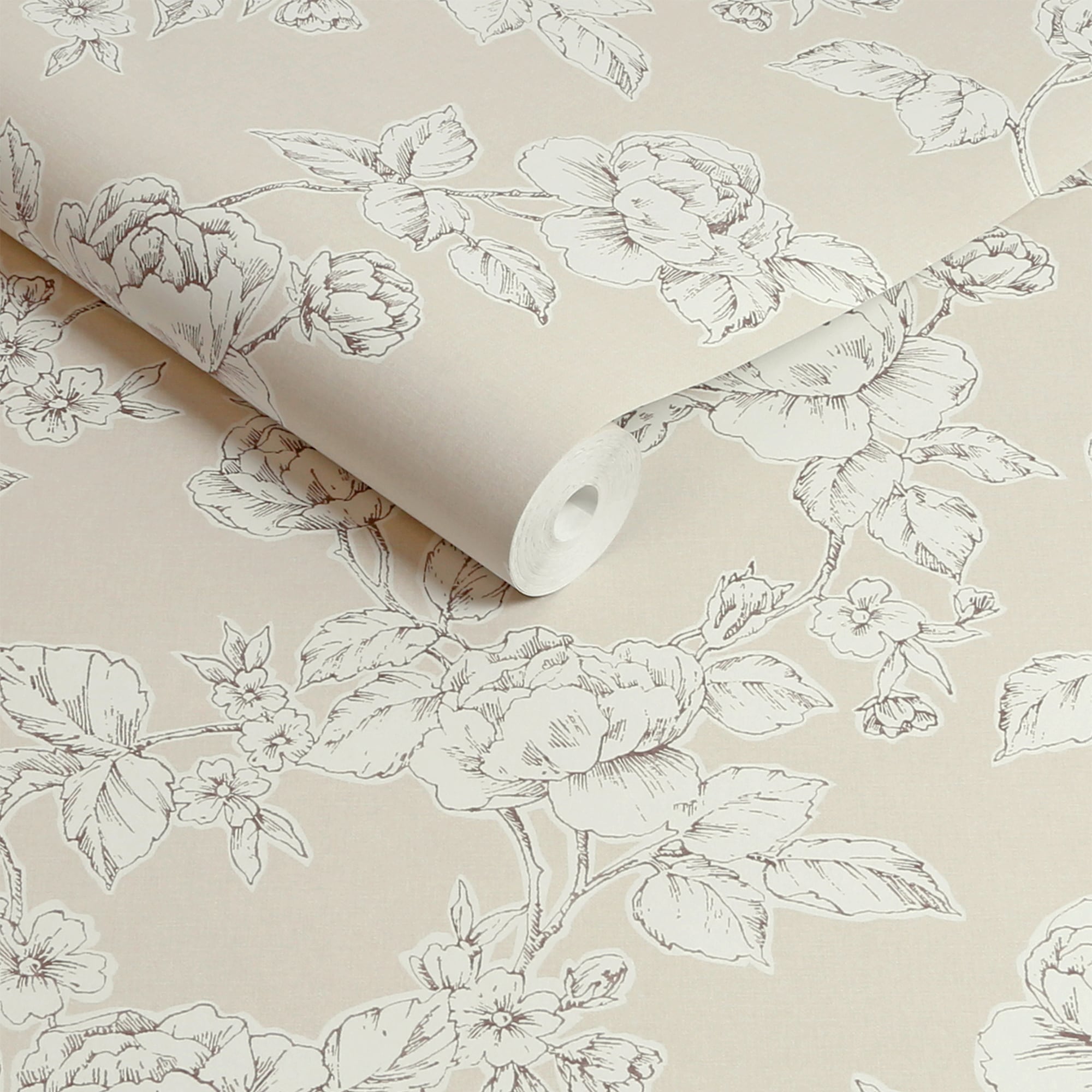 LAURA ASHLEY Vliestapete »Pollington Roses«, geblümt, 10mx52cm (ca. 5m2)