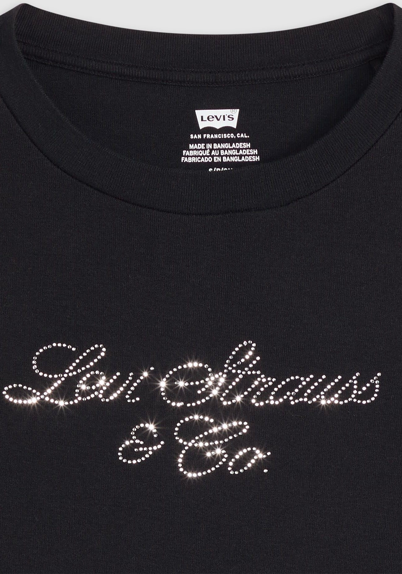 Levi's® Langarmshirt »GR ESSENTIAL LS T«, mit Glitzersteinen