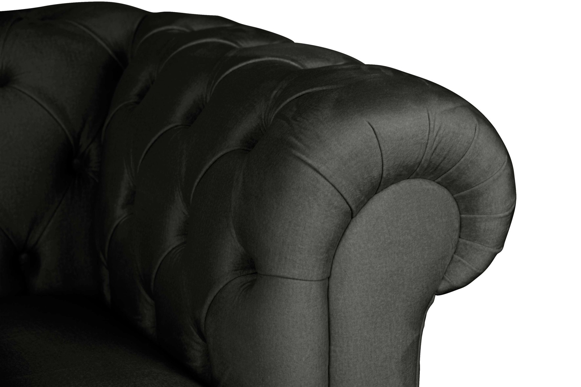 Home affaire 3-Sitzer »CHARENTE, optionale Schlafsofa, Chesterfield-Sofa, Bettfunktion«, mit edler Knopfheftung und typischen Armlehnen, B/T/H 198/89/74 cm