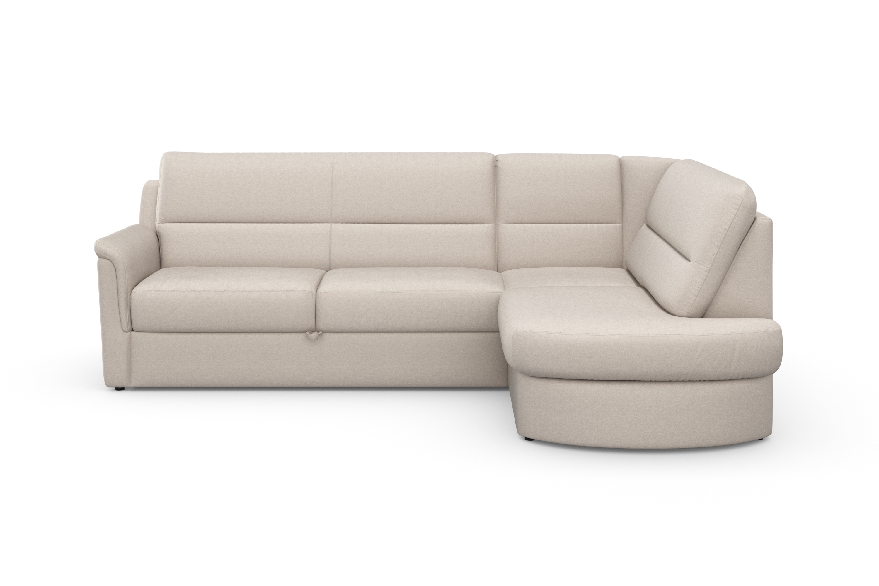 sit&more Ecksofa "Panini L-Form" wahlweise mit Vorziehsitz und Bettkasten