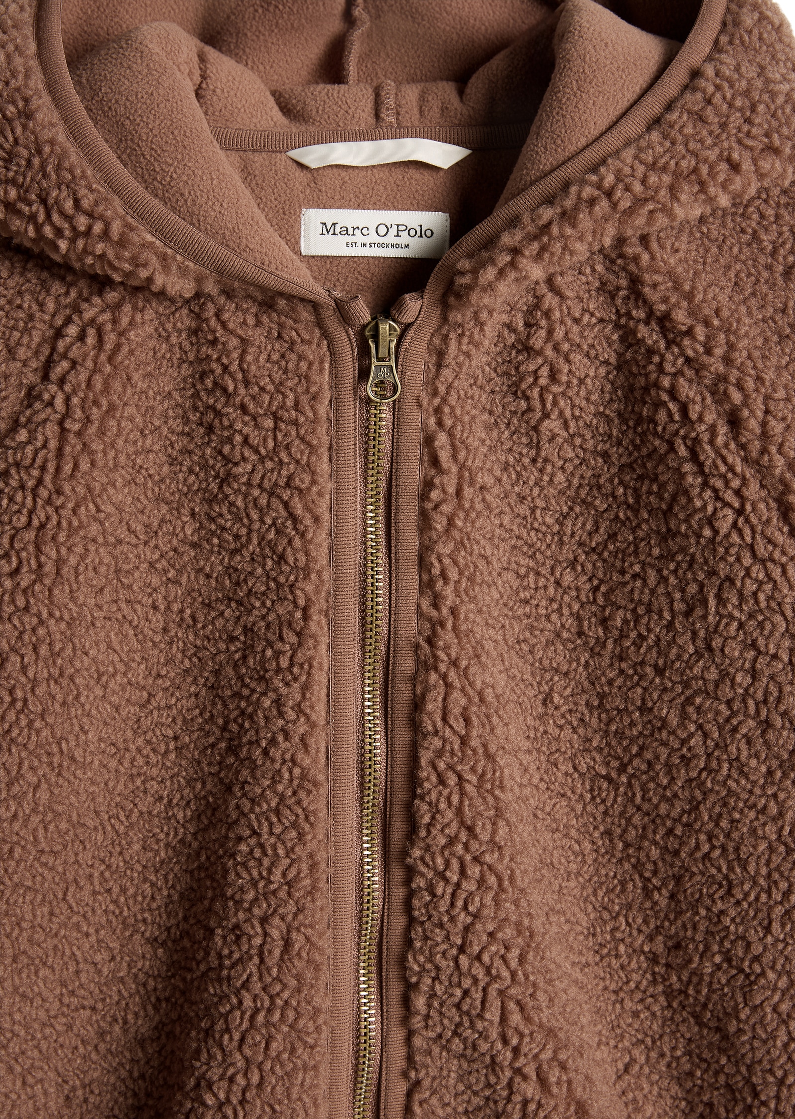 Marc O'Polo Outdoorjacke »mit Fleece-Innenseite« mit Kapuze