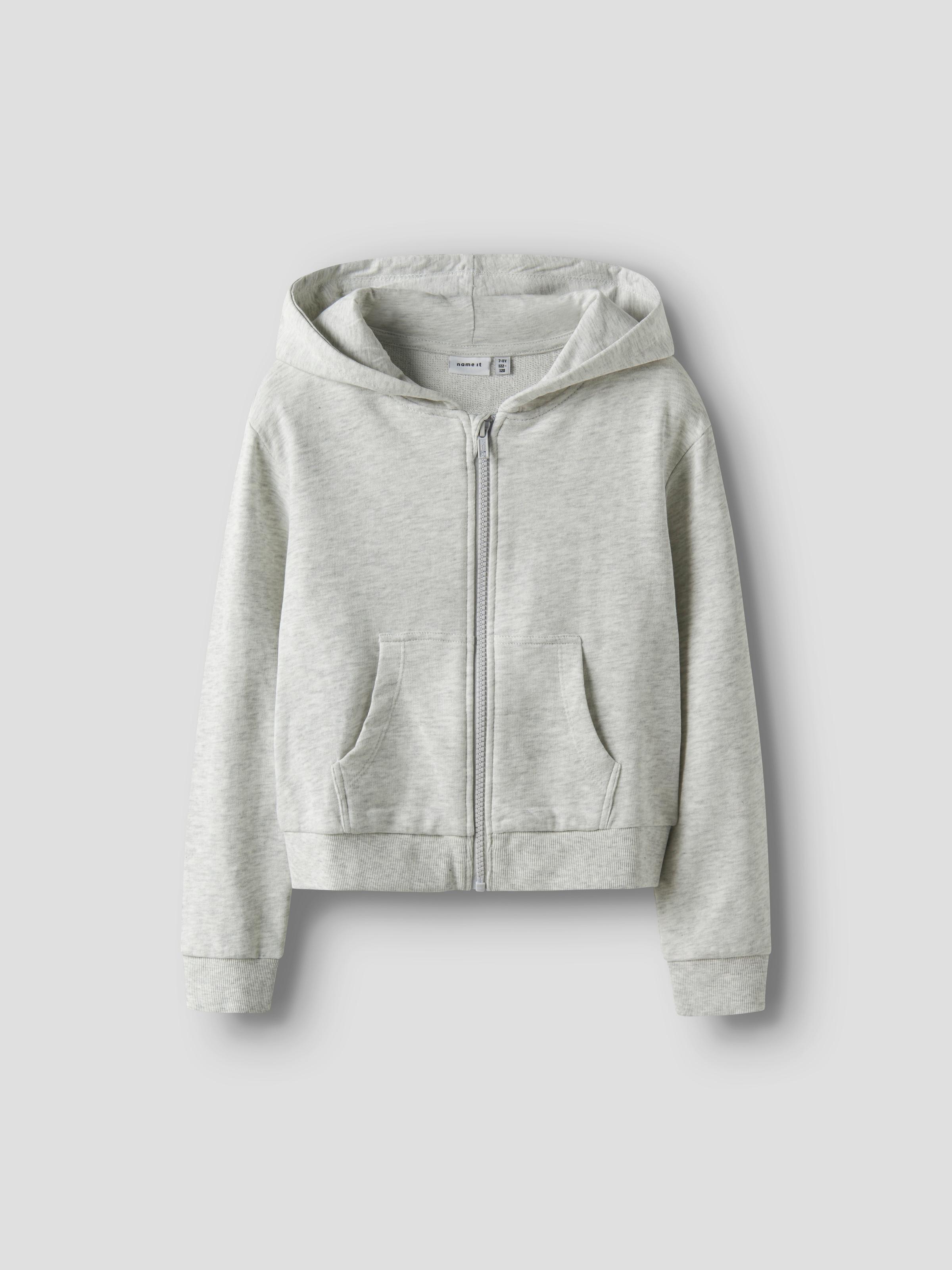 Name It Kapuzensweatjacke »NKFMILLE SHORT NREG SWE CARD WH UNB NOOS«