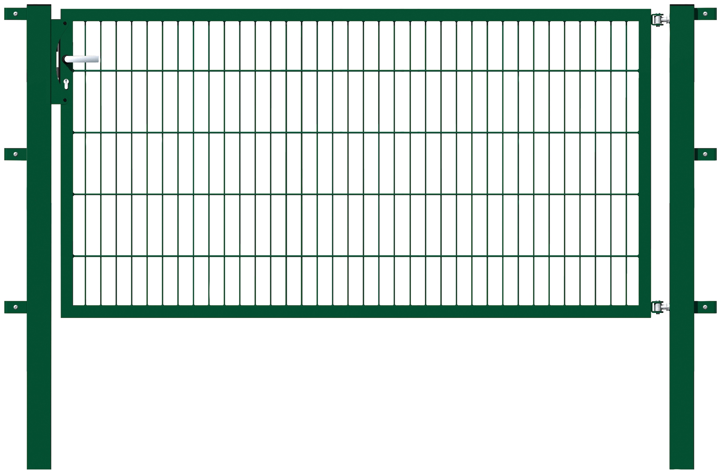 Alberts Zauneinzeltür, 200 cm Breite, in versch. Höhen