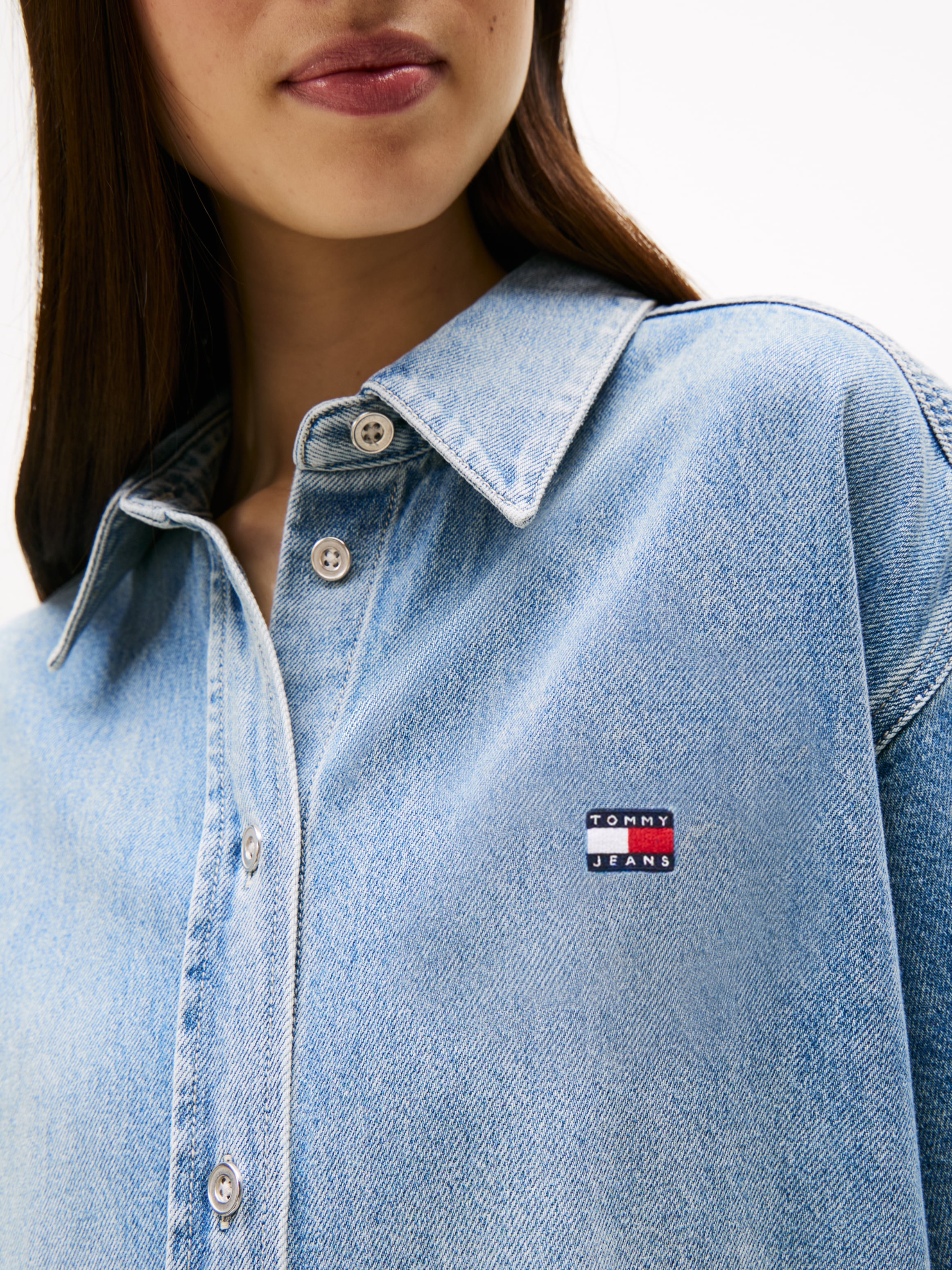 Tommy Jeans Jeanskleid »TJW DENIM SHIRTDRESS SS«