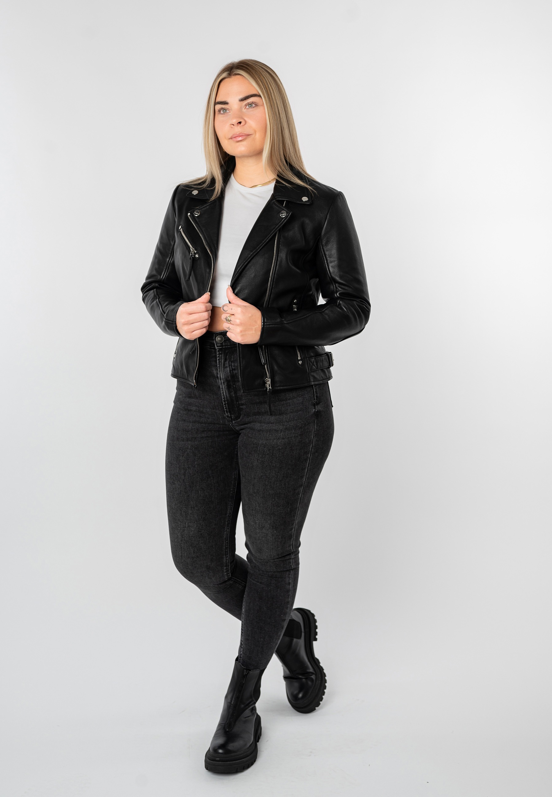 Mauritius Lederjacke "MWPasja" mit Reverskragen günstig online kaufen