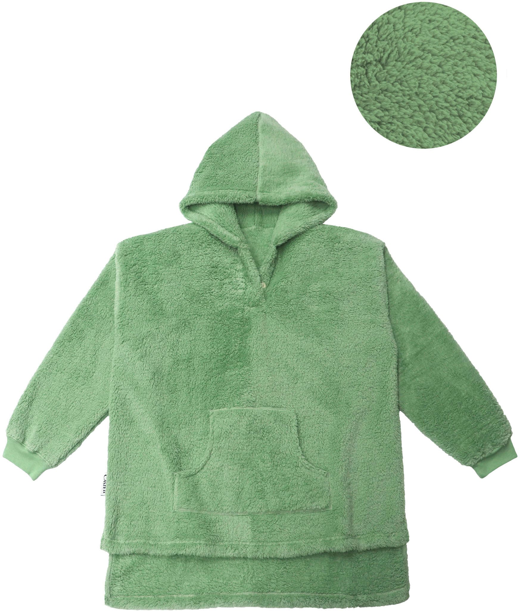 Castell - Markenbettwäsche Badeponcho »Polar Bear«, (1 St.), Sherpa Teddy Fleece Hoodie, Kuschelhoodie, Kuscheldecke, weich+wärmend