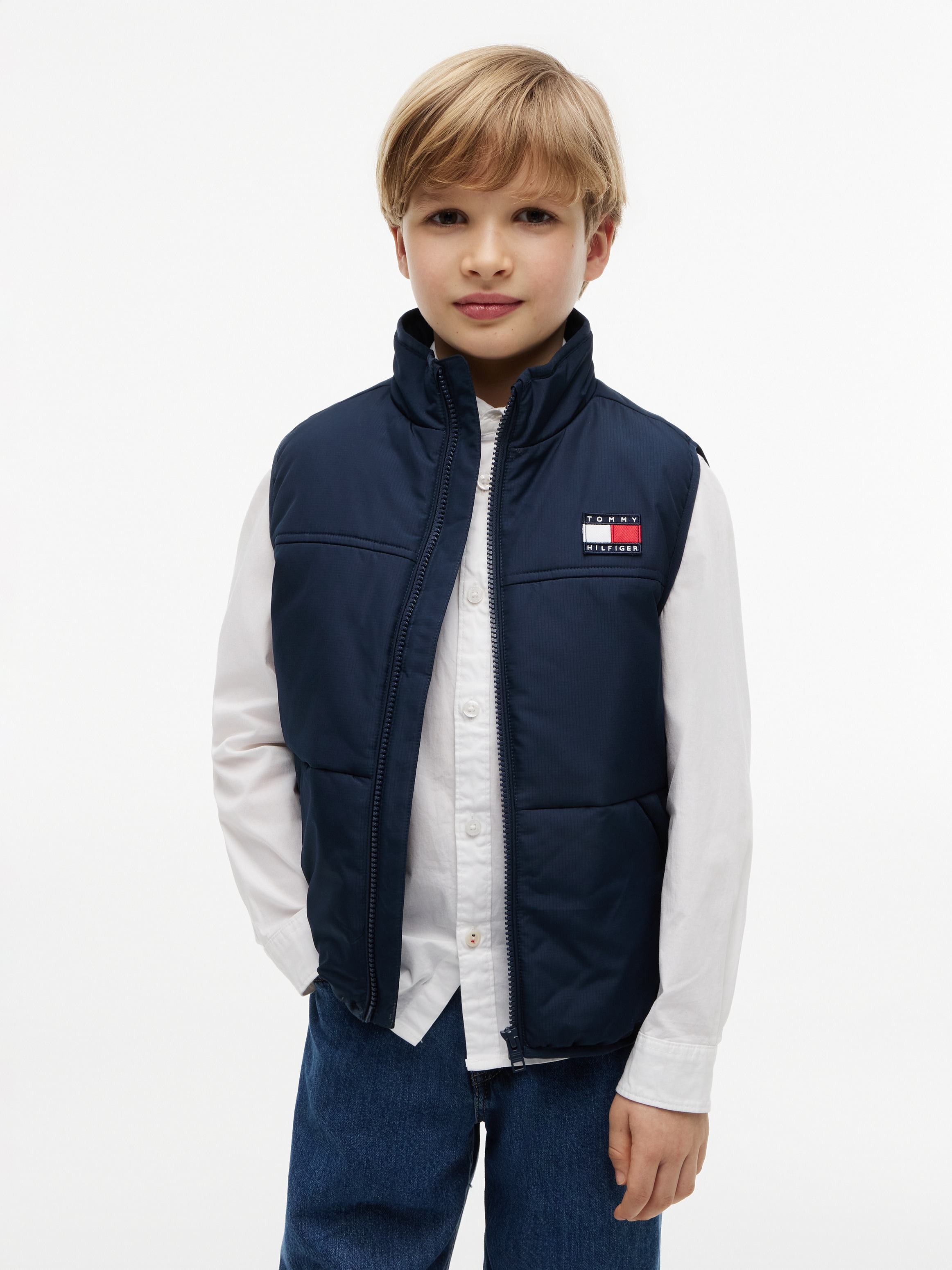 Tommy Hilfiger Steppweste Kinder bis 16 Jahre, Druck